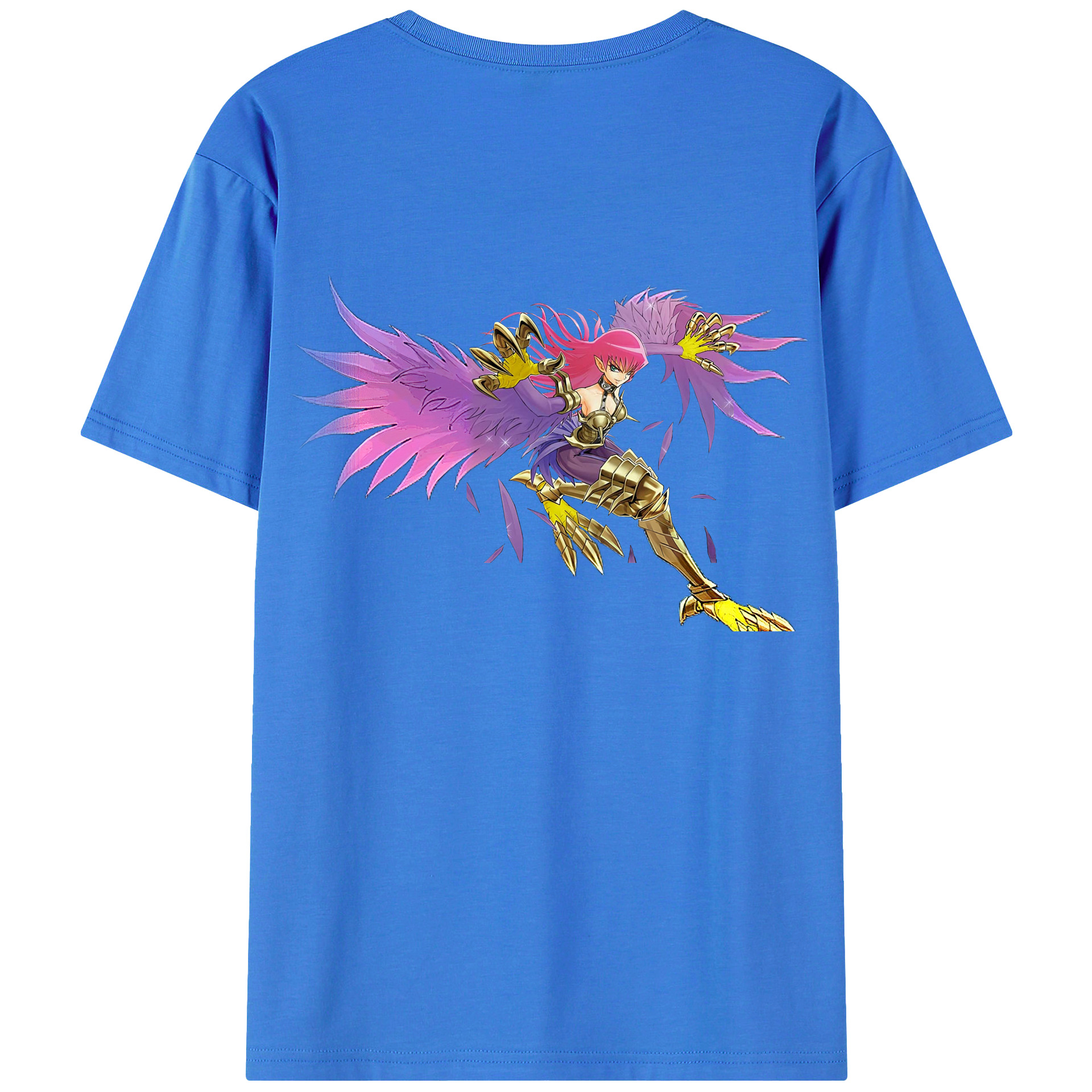 （画像用） 遊☆戯☆王 Yu-Gi-Oh! 綿100％ メンズ半袖Tシャツ（バックプリント） 通気性