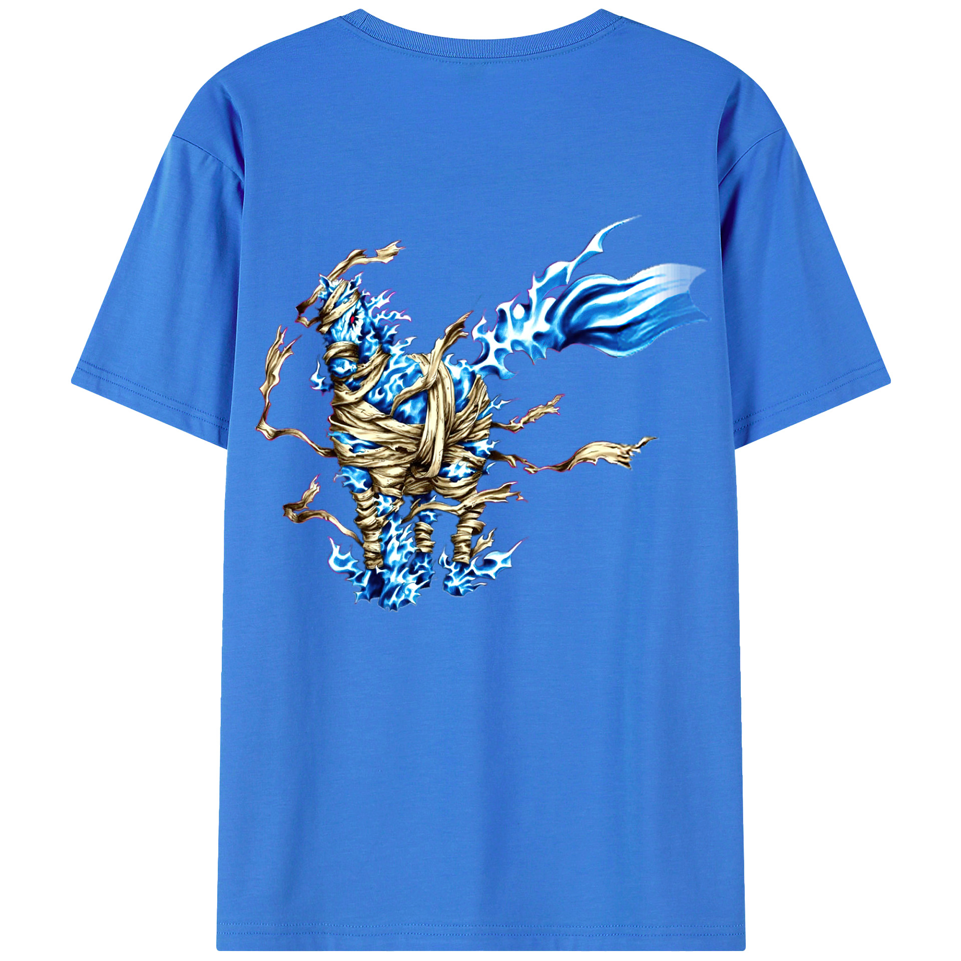 （画像用） 遊☆戯☆王 Yu-Gi-Oh! 綿100％ メンズ半袖Tシャツ（バックプリント） 通気性