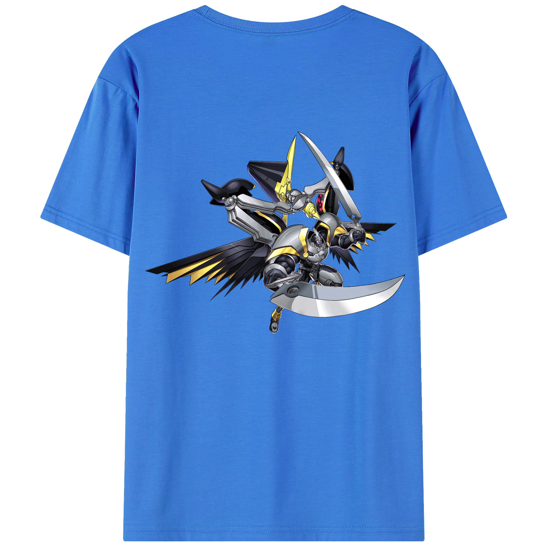 （画像用） 遊☆戯☆王 Yu-Gi-Oh! 綿100％ メンズ半袖Tシャツ（バックプリント） 通気性