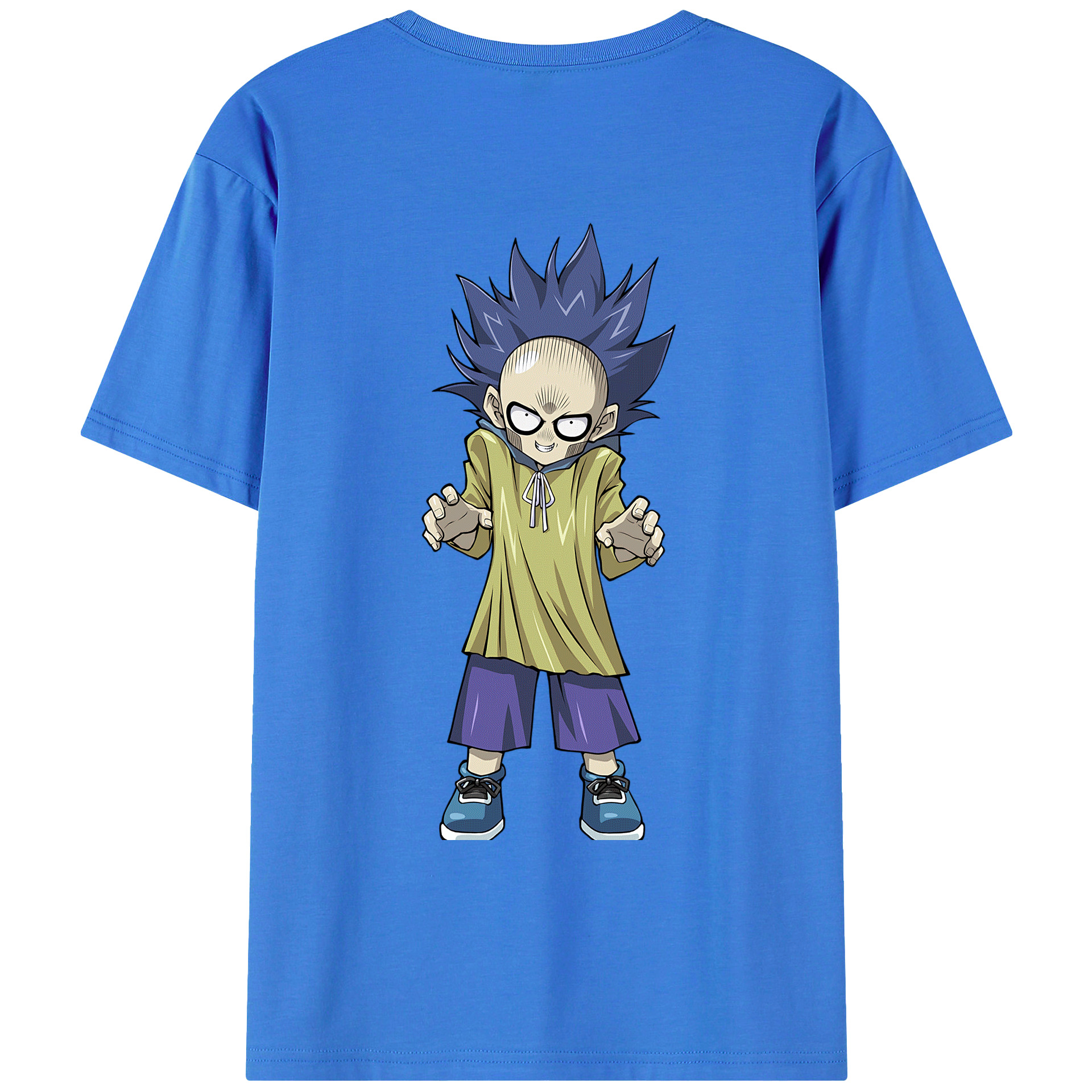 （画像用） 遊☆戯☆王 Yu-Gi-Oh! 綿100％ メンズ半袖Tシャツ（バックプリント） 通気性