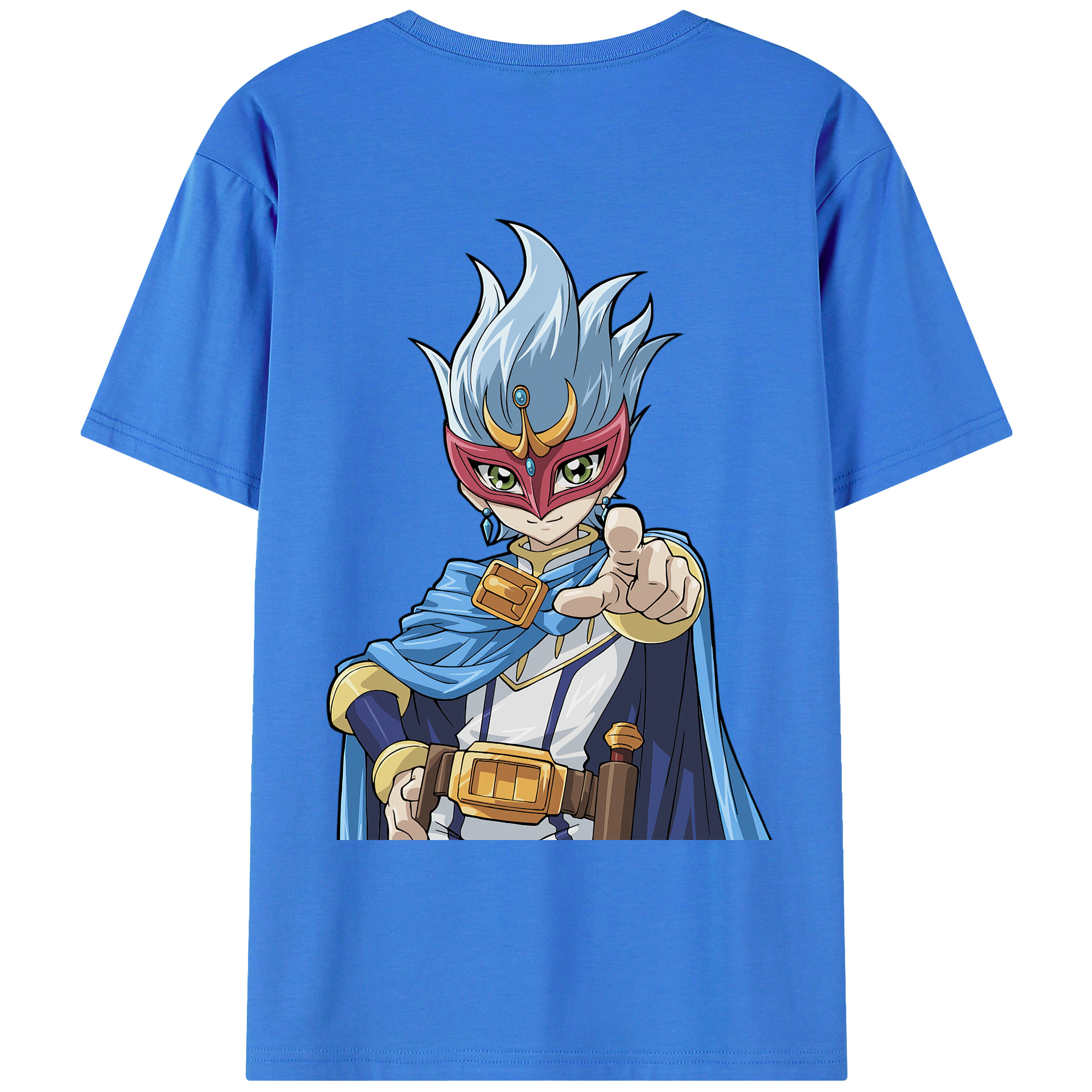（画像用） 遊☆戯☆王 Yu-Gi-Oh! 綿100％ メンズ半袖Tシャツ（バックプリント） 通気性