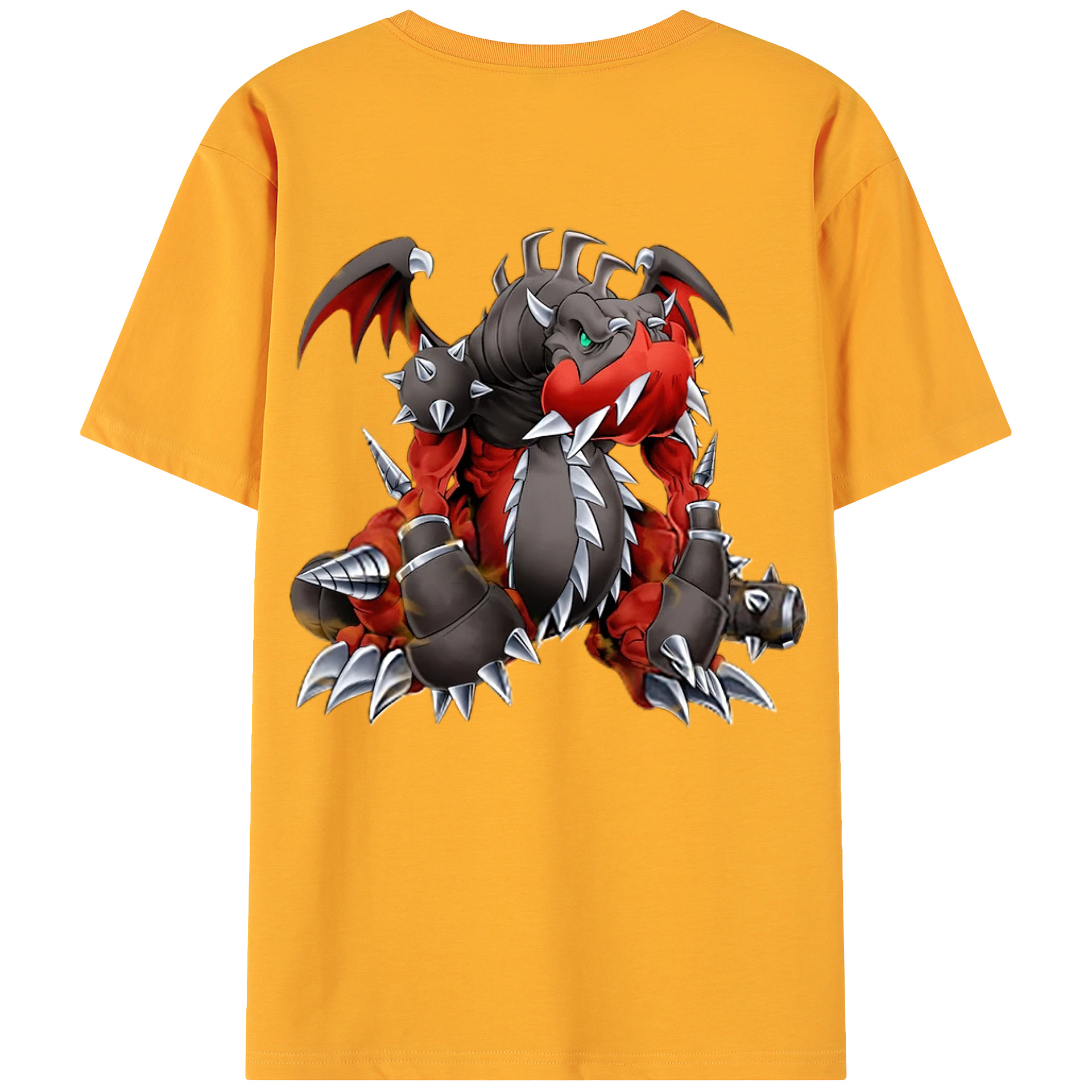 （画像用） 遊☆戯☆王 Yu-Gi-Oh! 綿100％ メンズ半袖Tシャツ（バックプリント） 通気性