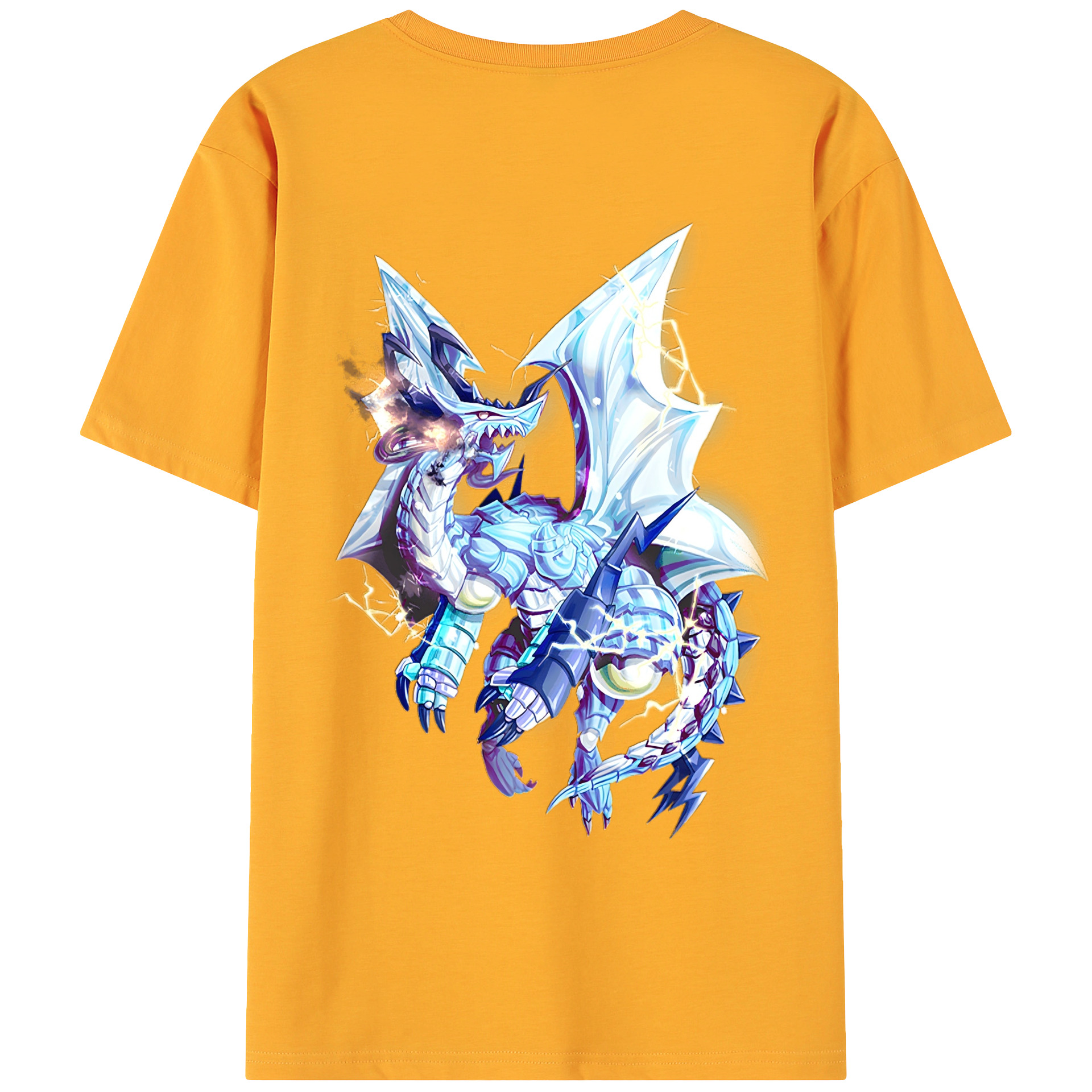 （画像用） 遊☆戯☆王 Yu-Gi-Oh! 綿100％ メンズ半袖Tシャツ（バックプリント） 通気性