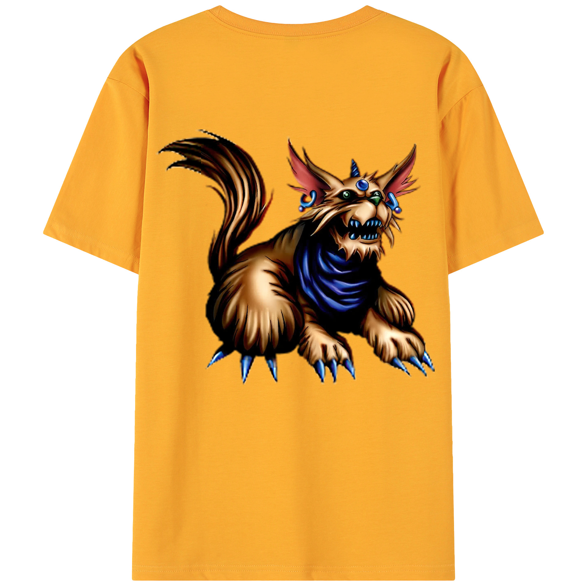 （画像用） 遊☆戯☆王 Yu-Gi-Oh! 綿100％ メンズ半袖Tシャツ（バックプリント） 通気性