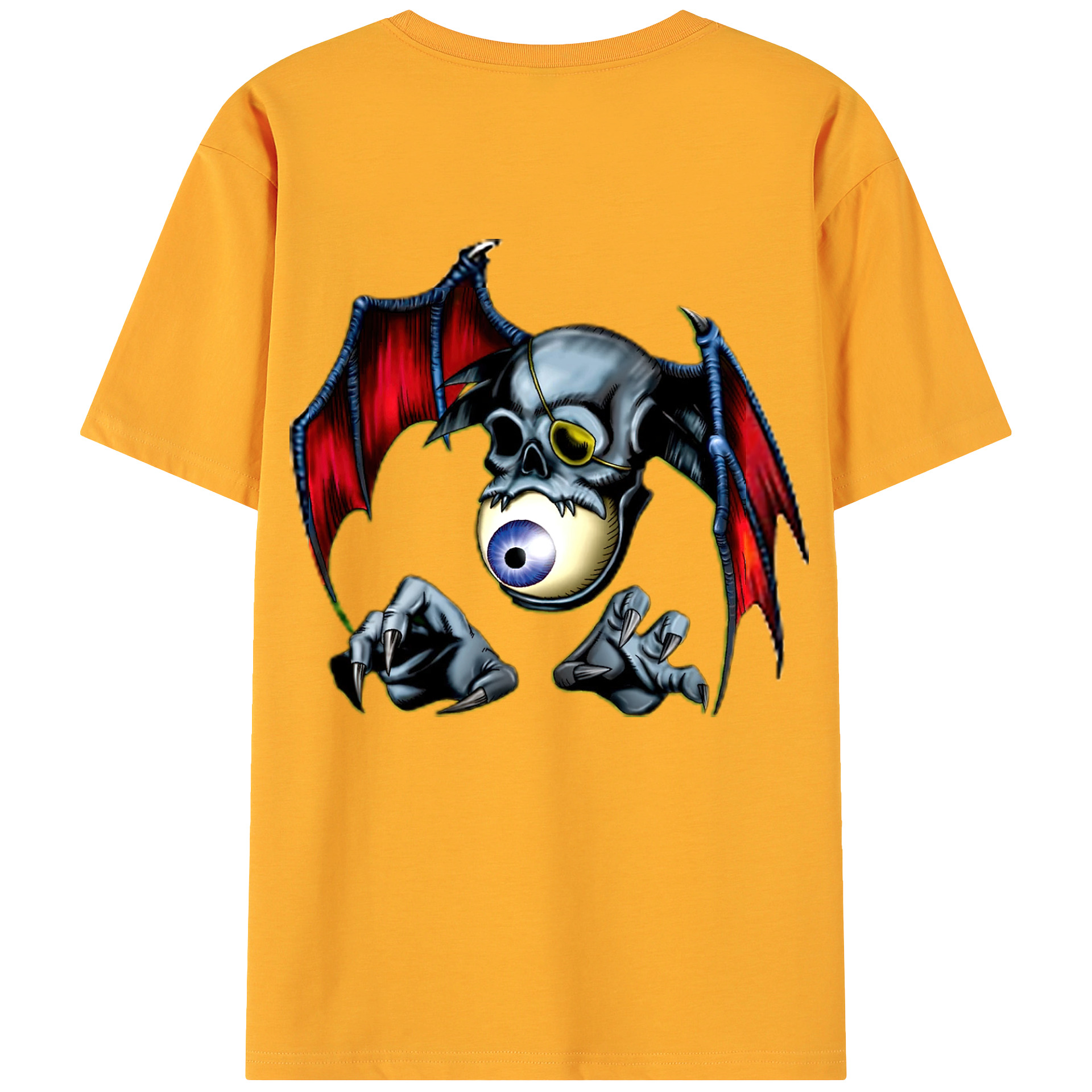 （画像用） 遊☆戯☆王 Yu-Gi-Oh! 綿100％ メンズ半袖Tシャツ（バックプリント） 通気性