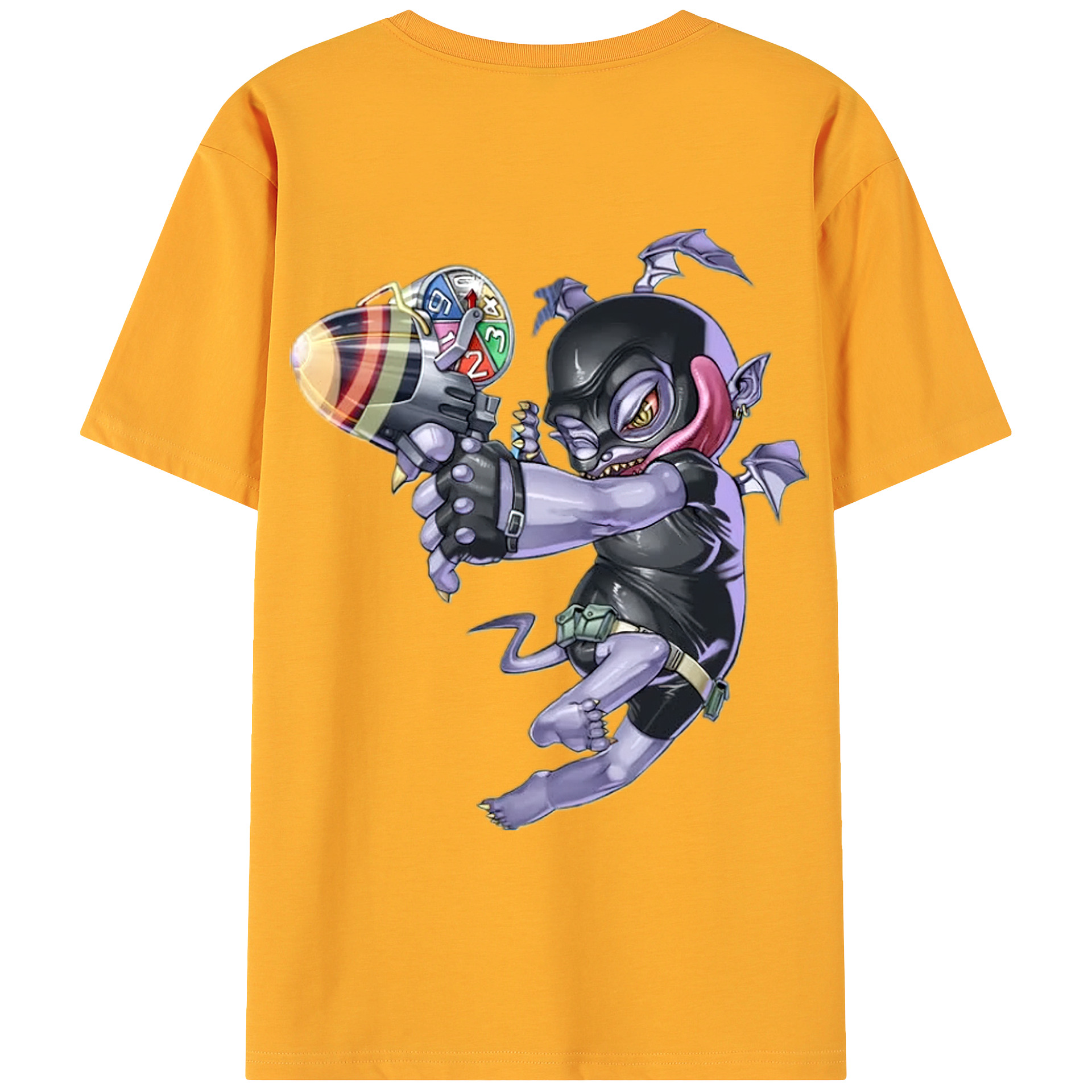 （画像用） 遊☆戯☆王 Yu-Gi-Oh! 綿100％ メンズ半袖Tシャツ（バックプリント） 通気性
