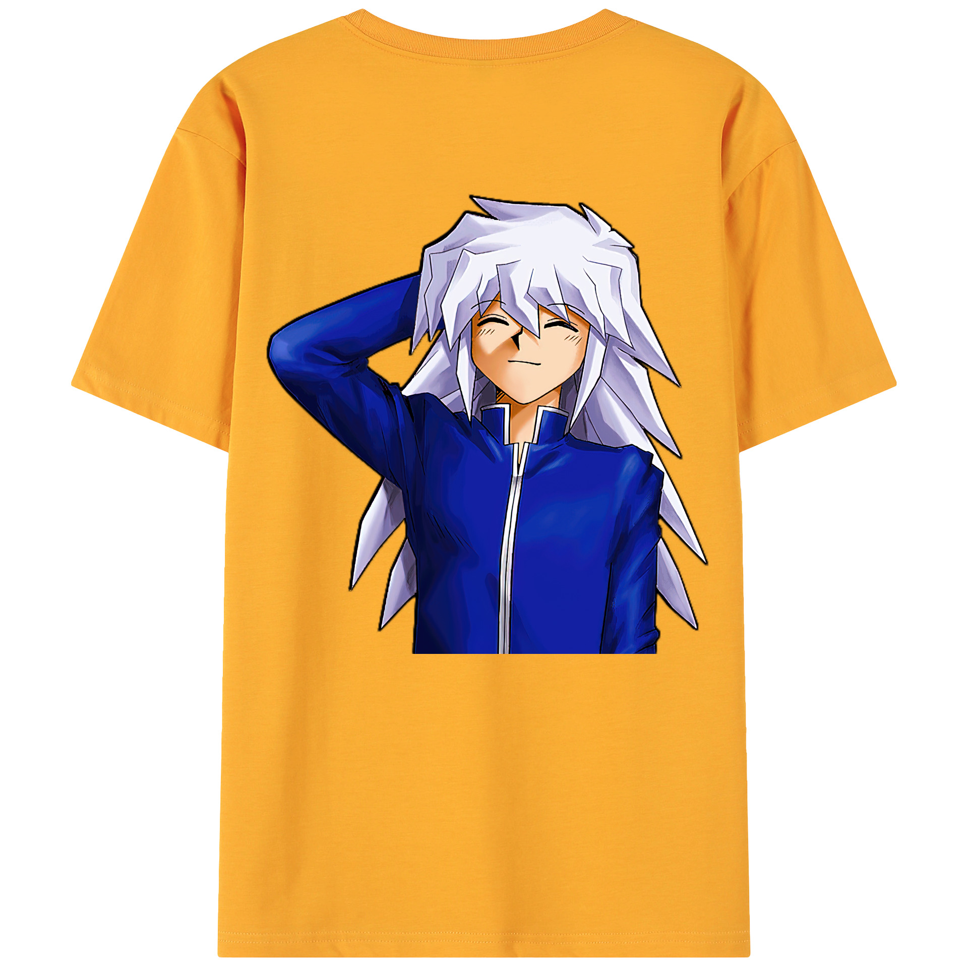 （画像用） 遊☆戯☆王 Yu-Gi-Oh! 綿100％ メンズ半袖Tシャツ（バックプリント） 通気性