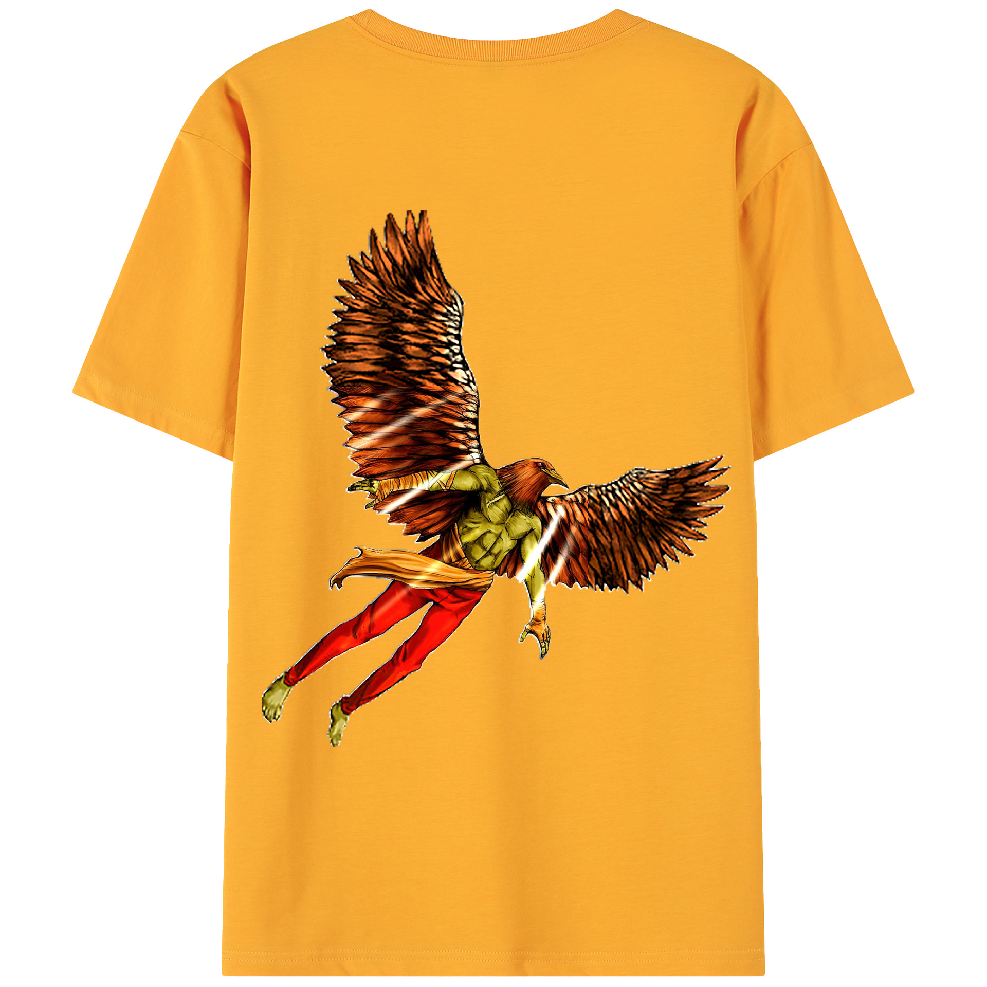 （画像用） 遊☆戯☆王 Yu-Gi-Oh! 綿100％ メンズ半袖Tシャツ（バックプリント） 通気性