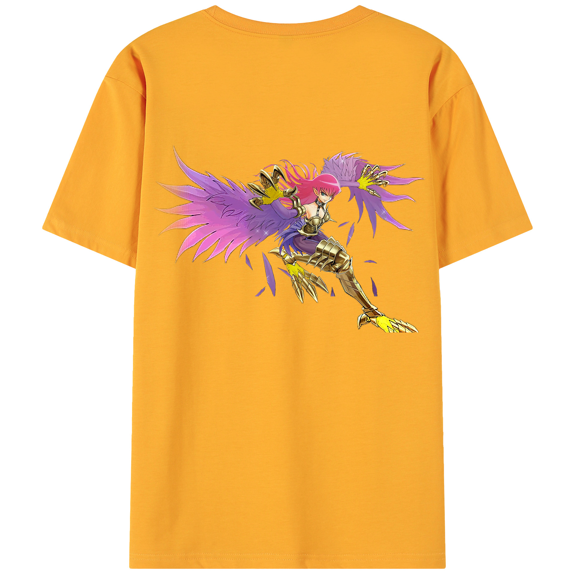 （画像用） 遊☆戯☆王 Yu-Gi-Oh! 綿100％ メンズ半袖Tシャツ（バックプリント） 通気性
