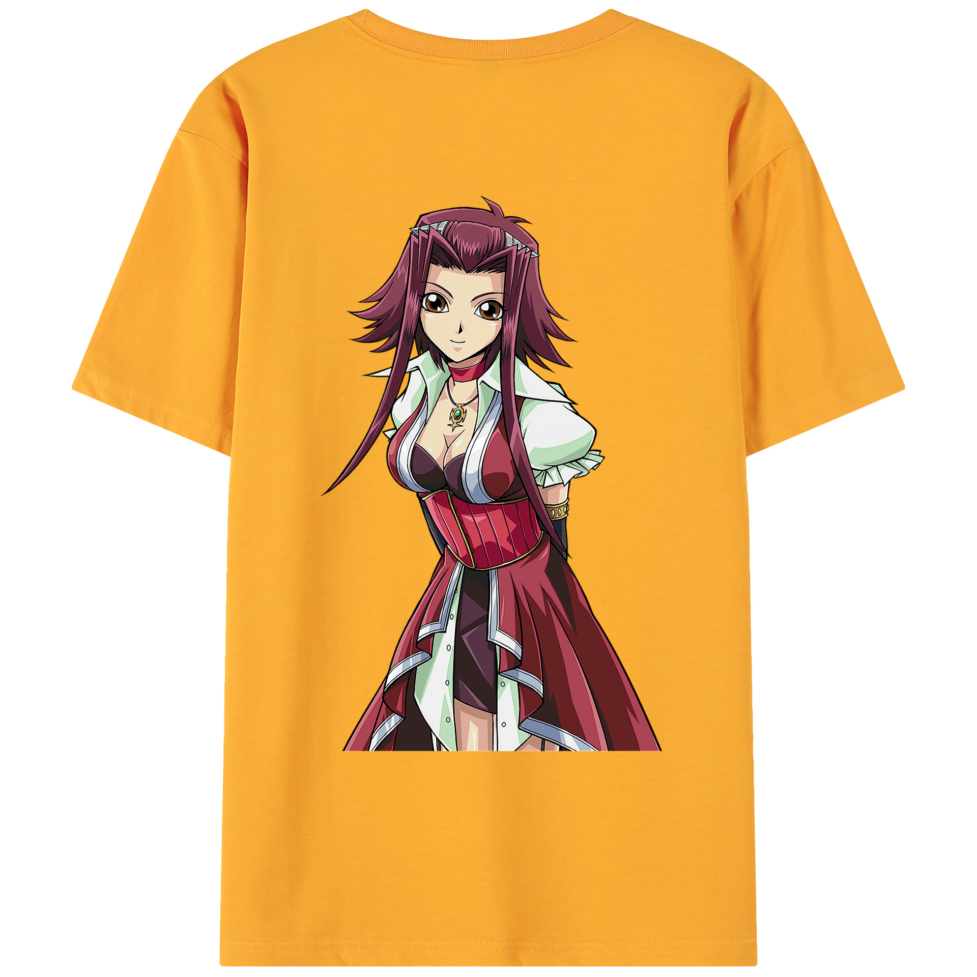 （画像用） 遊☆戯☆王 Yu-Gi-Oh! 綿100％ メンズ半袖Tシャツ（バックプリント） 通気性