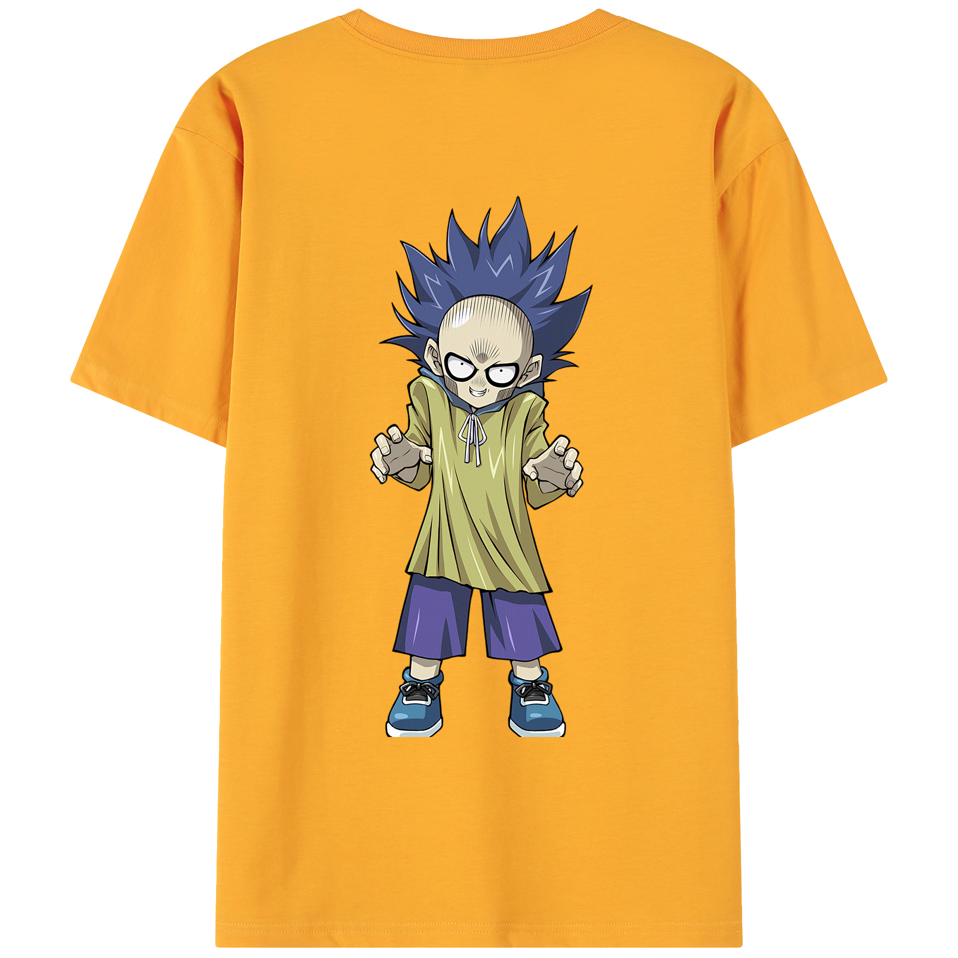 （画像用） 遊☆戯☆王 Yu-Gi-Oh! 綿100％ メンズ半袖Tシャツ（バックプリント） 通気性