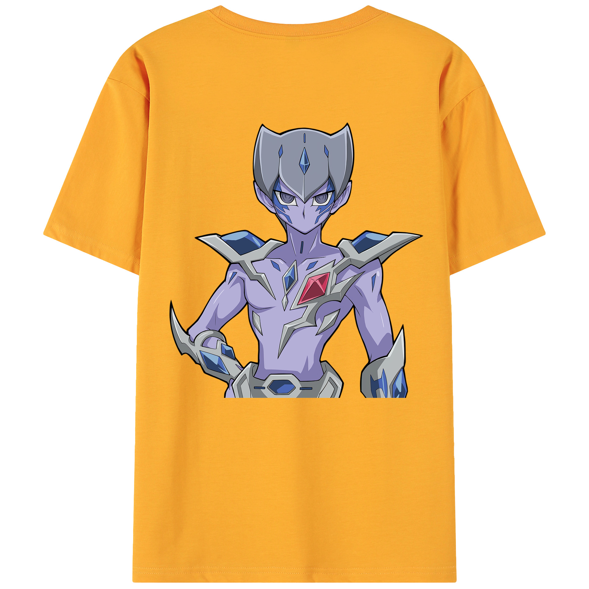 （画像用） 遊☆戯☆王 Yu-Gi-Oh! 綿100％ メンズ半袖Tシャツ（バックプリント） 通気性