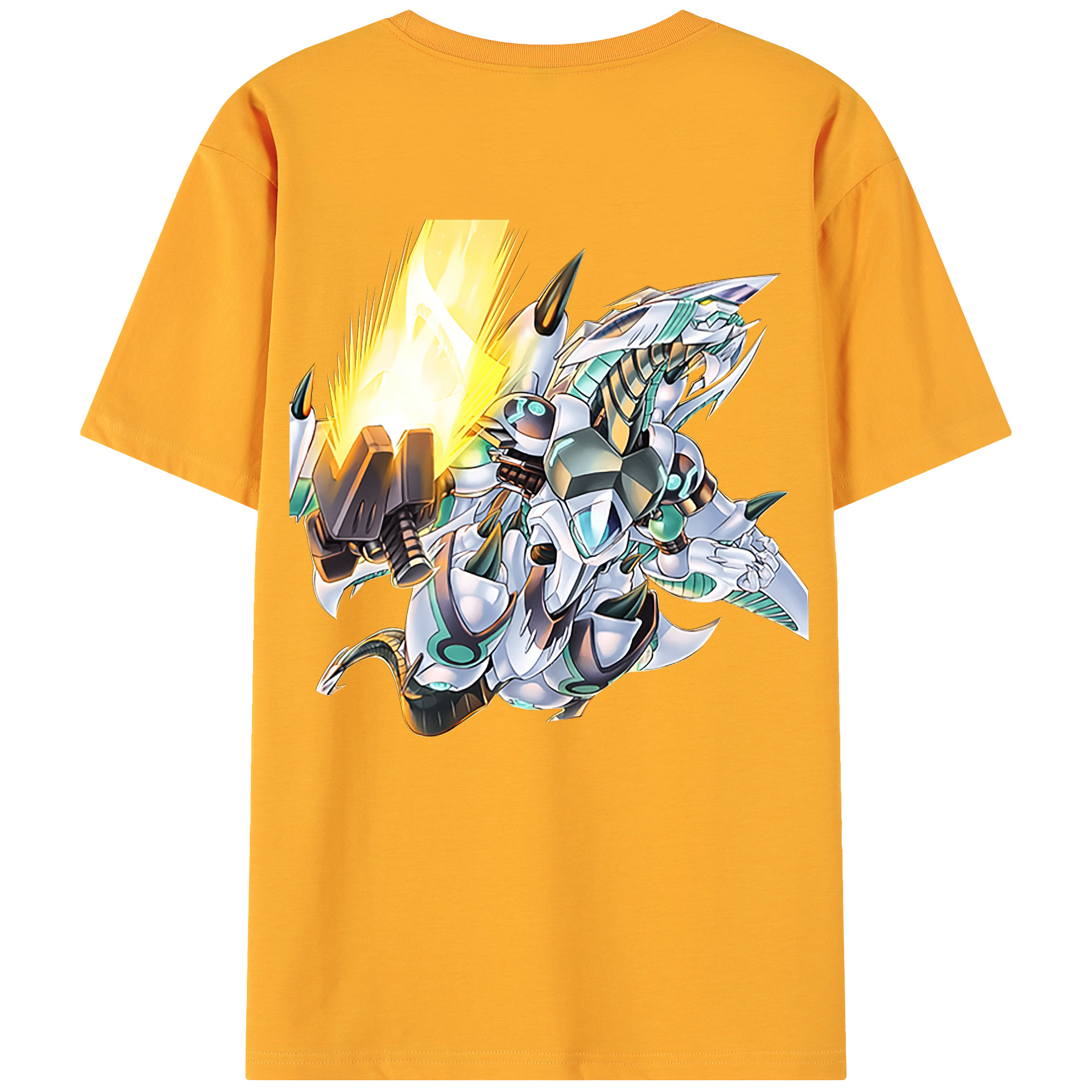 （画像用） 遊☆戯☆王 Yu-Gi-Oh! 綿100％ メンズ半袖Tシャツ（バックプリント） 通気性