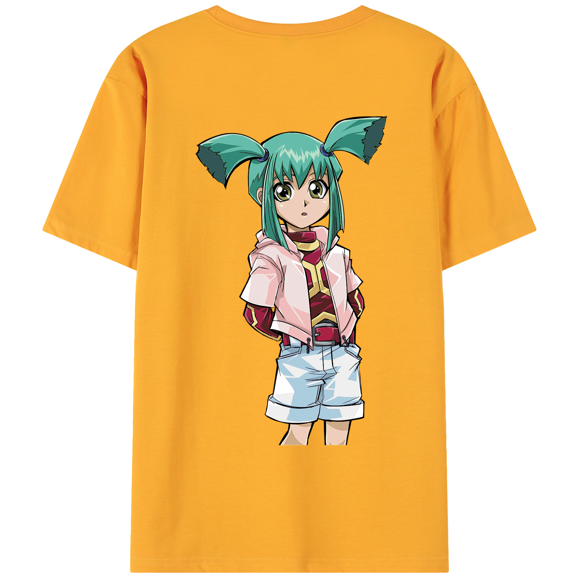 （画像用） 遊☆戯☆王 Yu-Gi-Oh! 綿100％ メンズ半袖Tシャツ（バックプリント） 通気性
