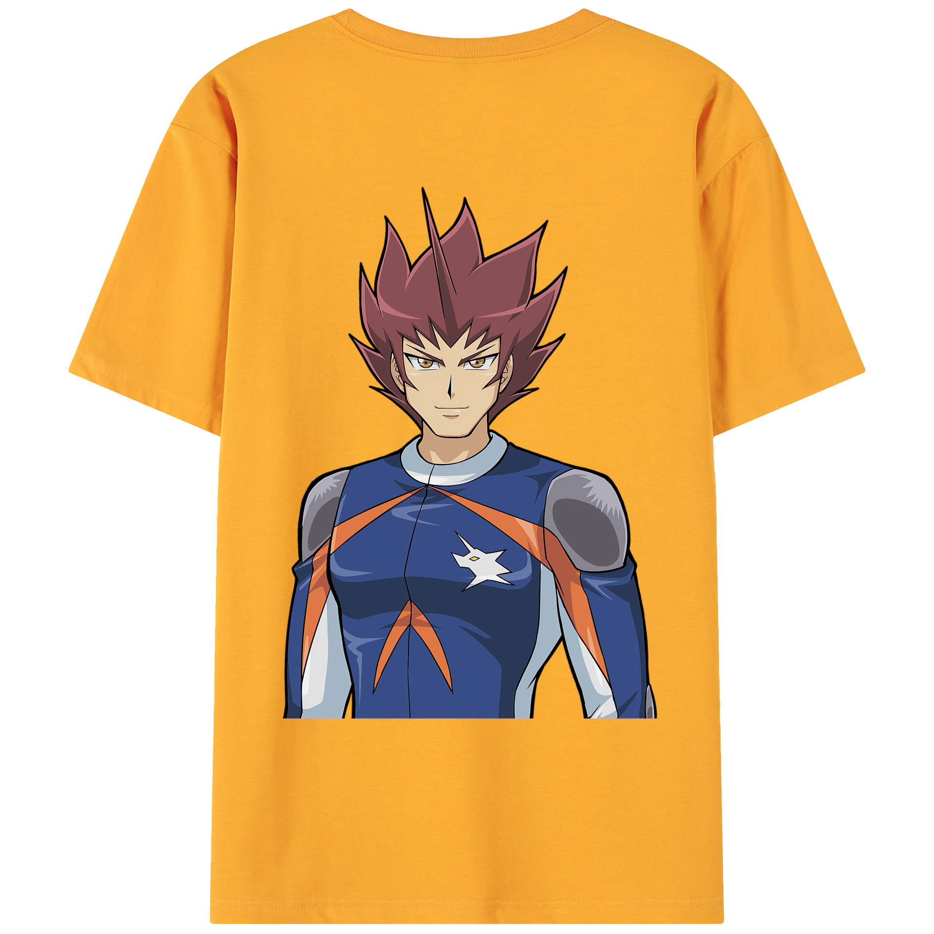 （画像用） 遊☆戯☆王 Yu-Gi-Oh! 綿100％ メンズ半袖Tシャツ（バックプリント） 通気性