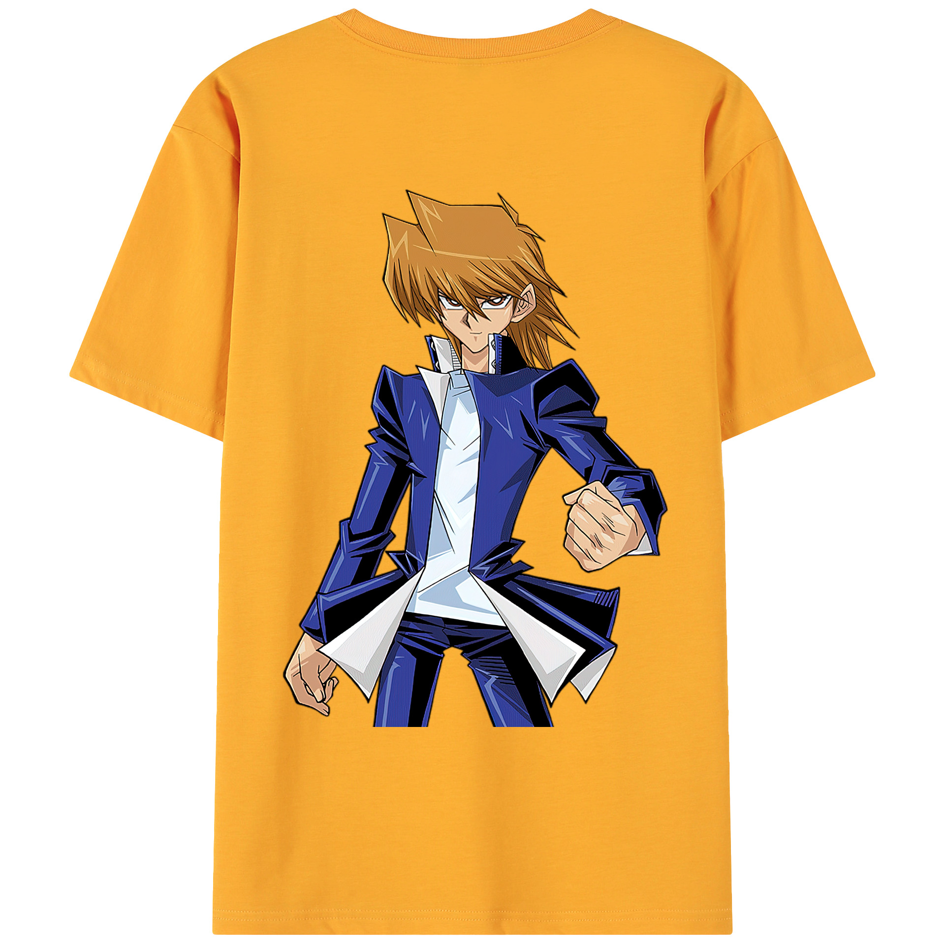 （画像用） 遊☆戯☆王 Yu-Gi-Oh! 綿100％ メンズ半袖Tシャツ（バックプリント） 通気性