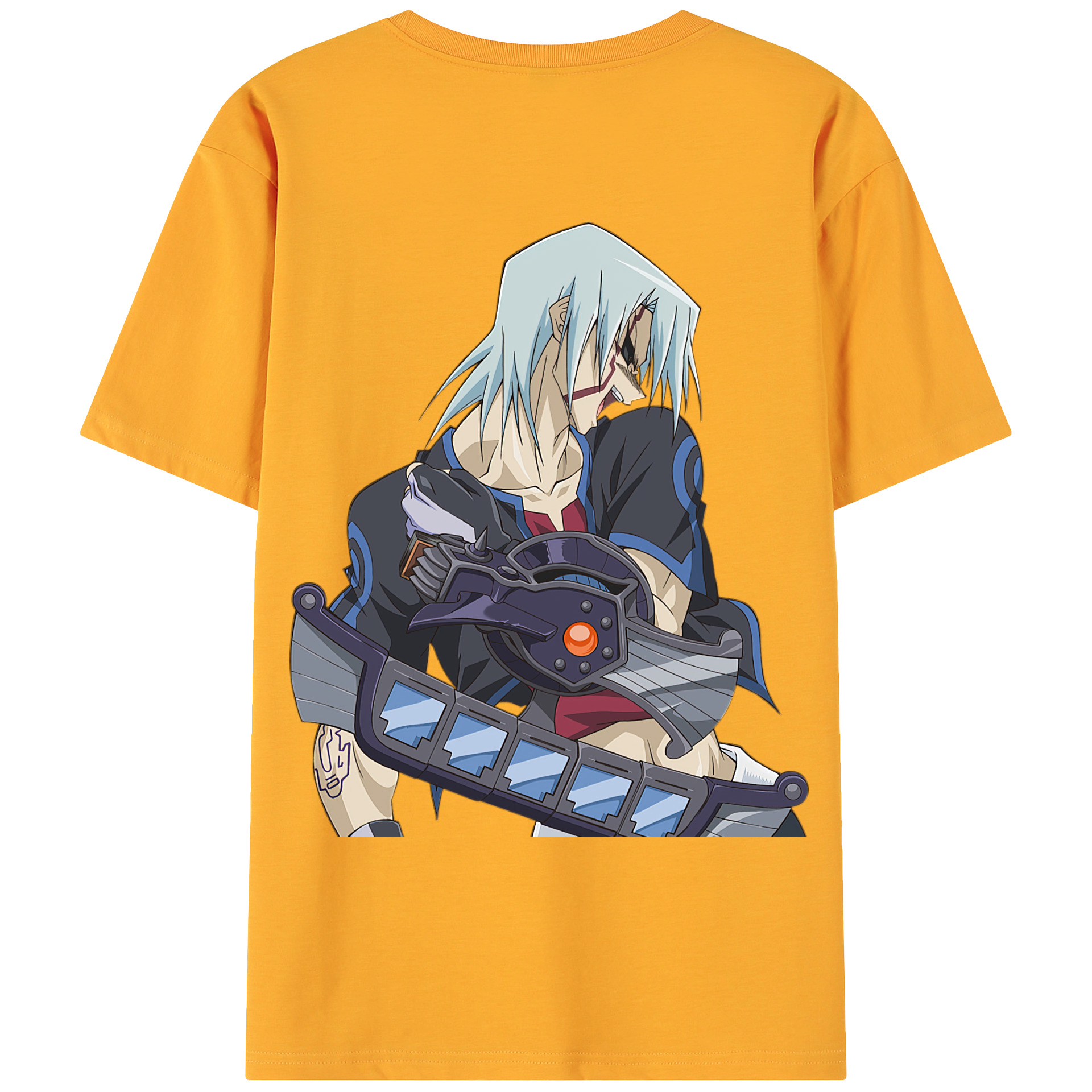 （画像用） 遊☆戯☆王 Yu-Gi-Oh! 綿100％ メンズ半袖Tシャツ（バックプリント） 通気性