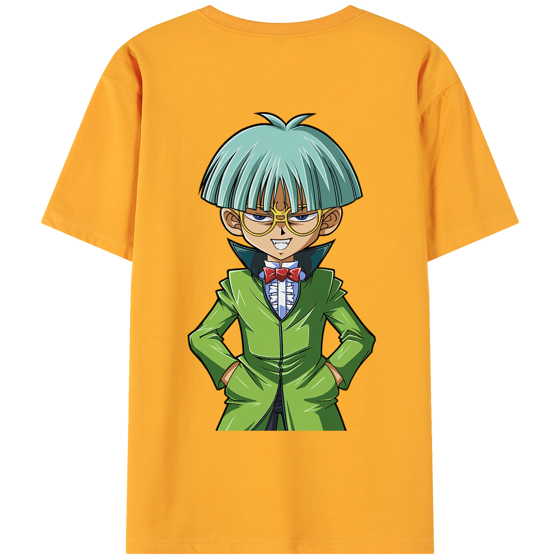 （画像用） 遊☆戯☆王 Yu-Gi-Oh! 綿100％ メンズ半袖Tシャツ（バックプリント） 通気性