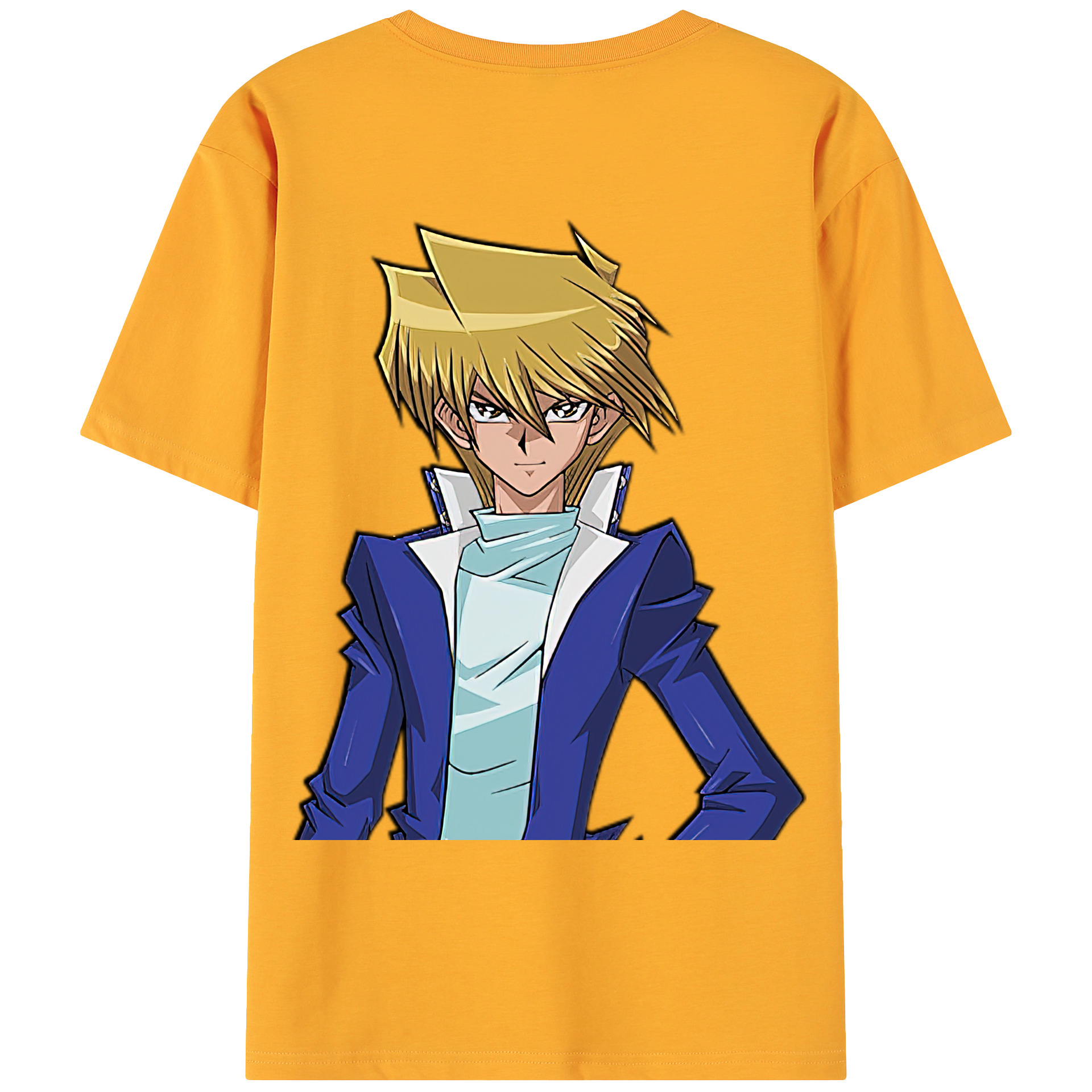 （画像用） 遊☆戯☆王 Yu-Gi-Oh! 綿100％ メンズ半袖Tシャツ（バックプリント） 通気性