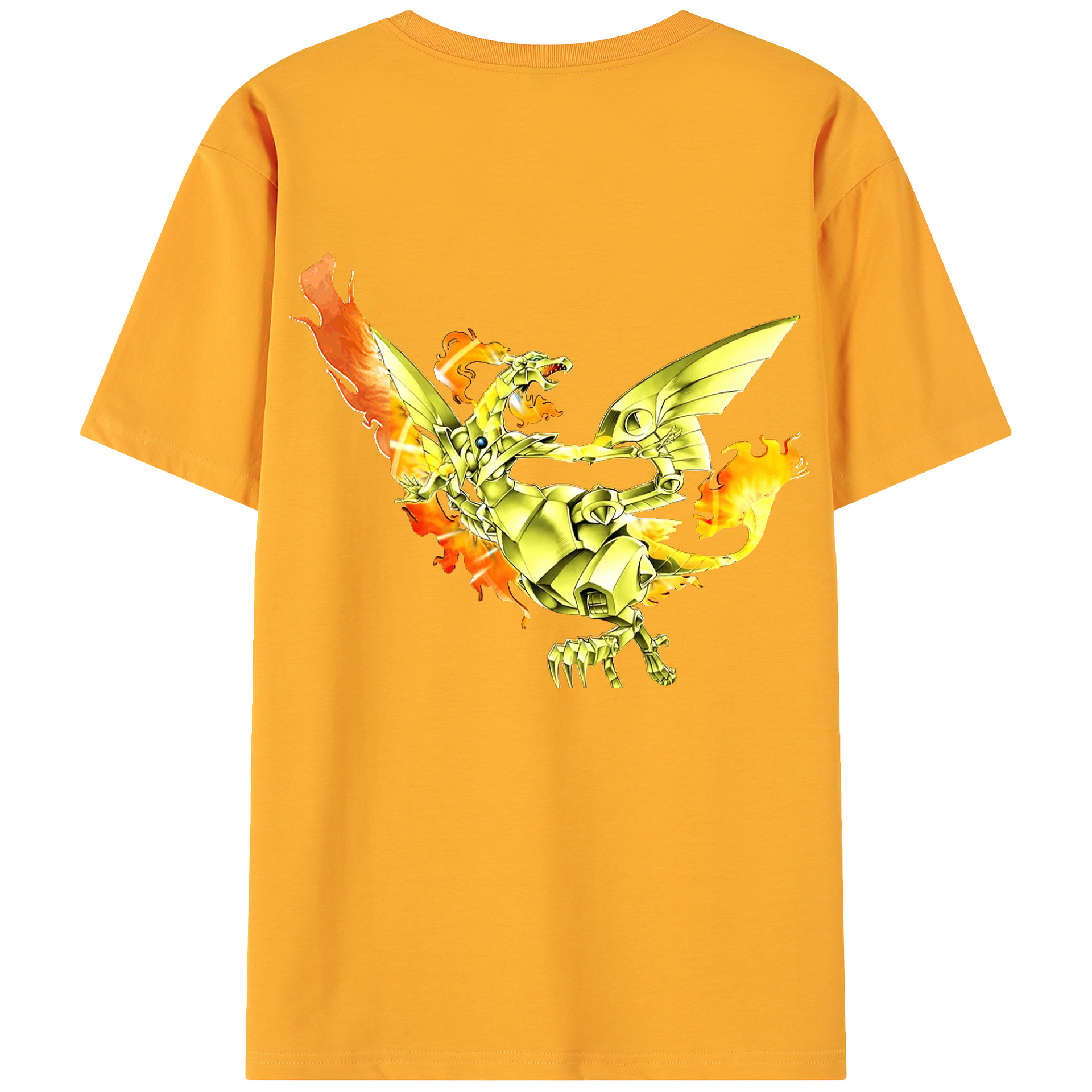 （画像用） 遊☆戯☆王 Yu-Gi-Oh! 綿100％ メンズ半袖Tシャツ（バックプリント） 通気性