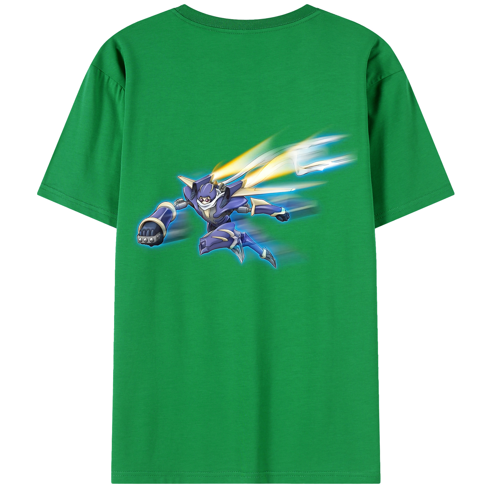 （画像用） 遊☆戯☆王 Yu-Gi-Oh! 綿100％ メンズ半袖Tシャツ（バックプリント） 通気性