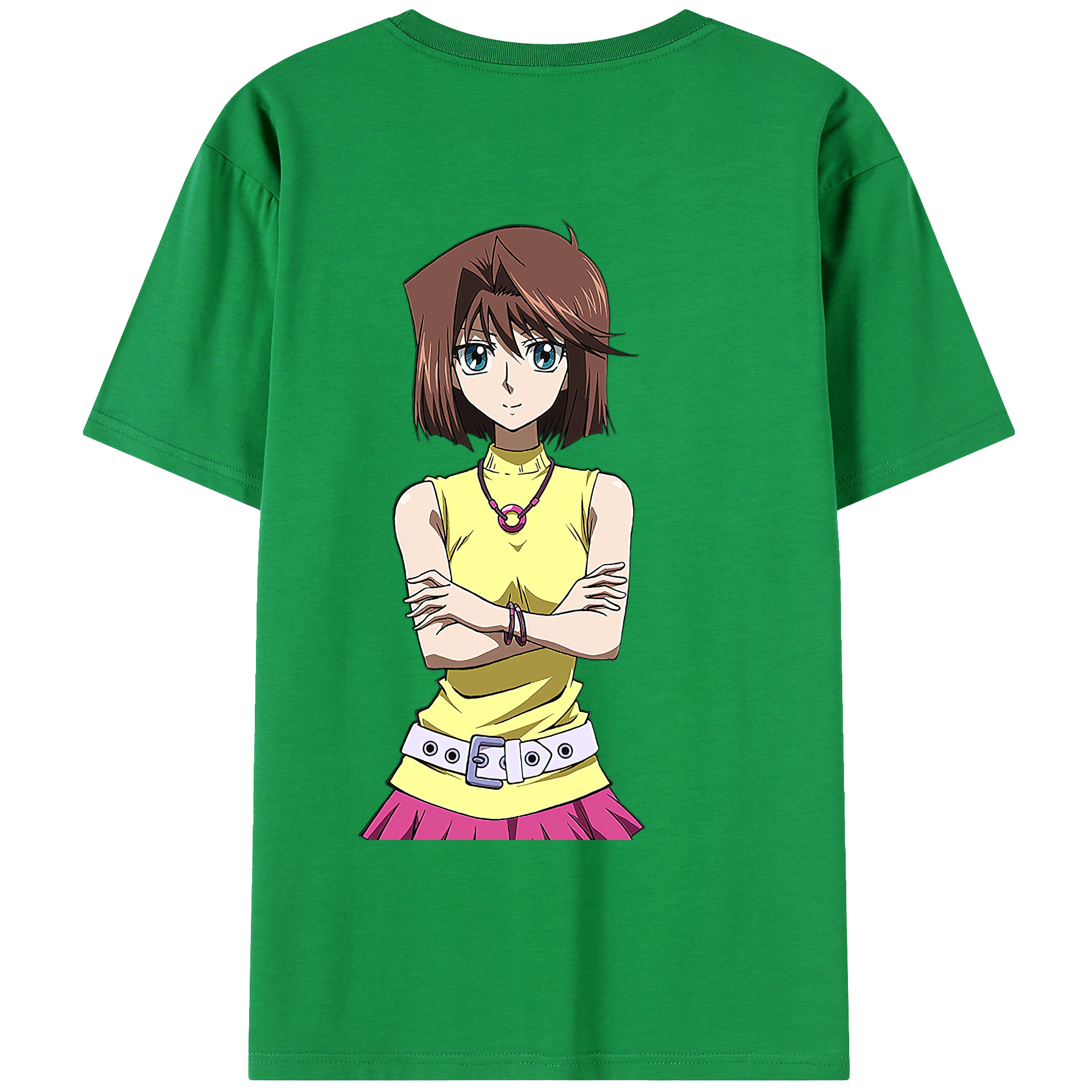 （画像用） 遊☆戯☆王 Yu-Gi-Oh! 綿100％ メンズ半袖Tシャツ（バックプリント） 通気性