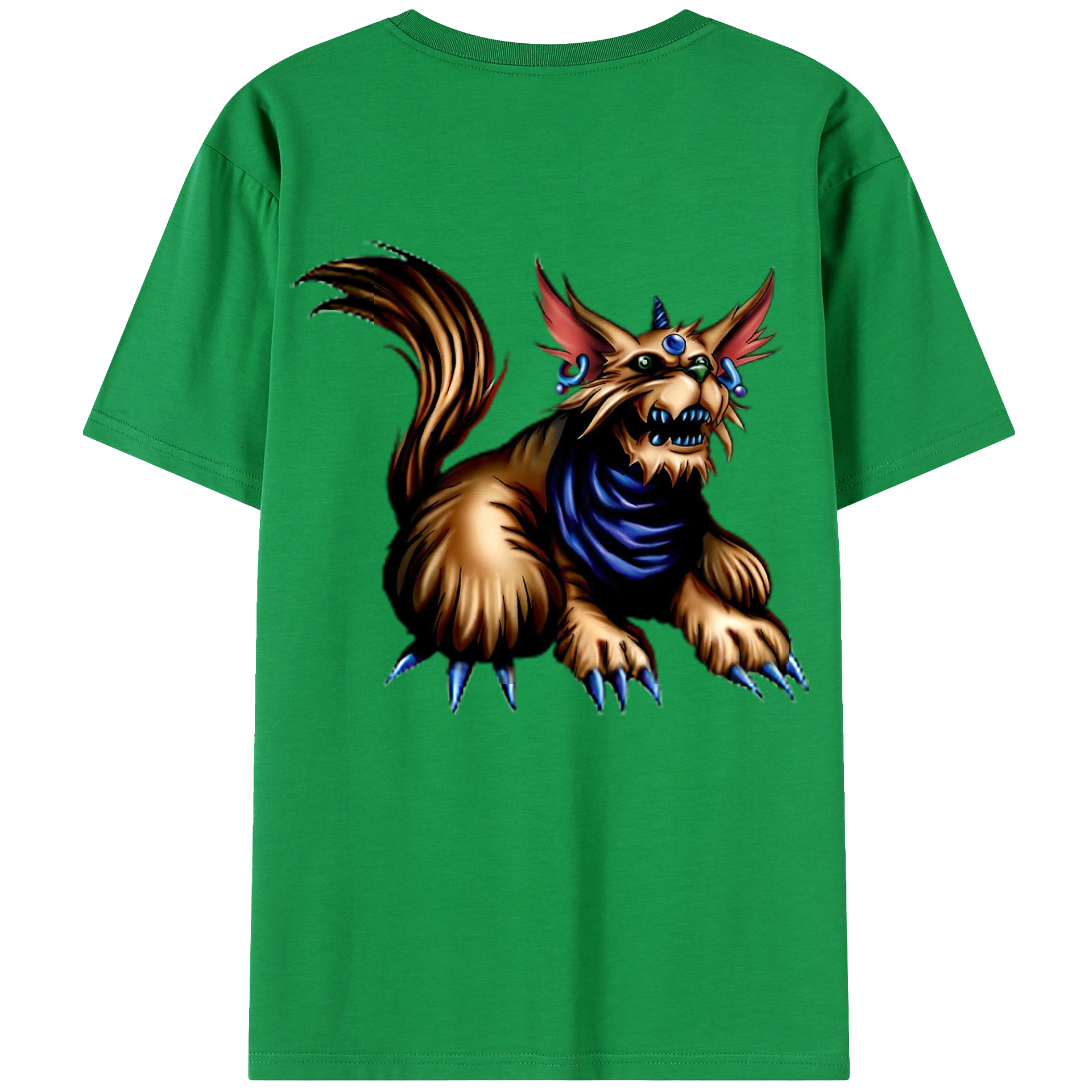 （画像用） 遊☆戯☆王 Yu-Gi-Oh! 綿100％ メンズ半袖Tシャツ（バックプリント） 通気性