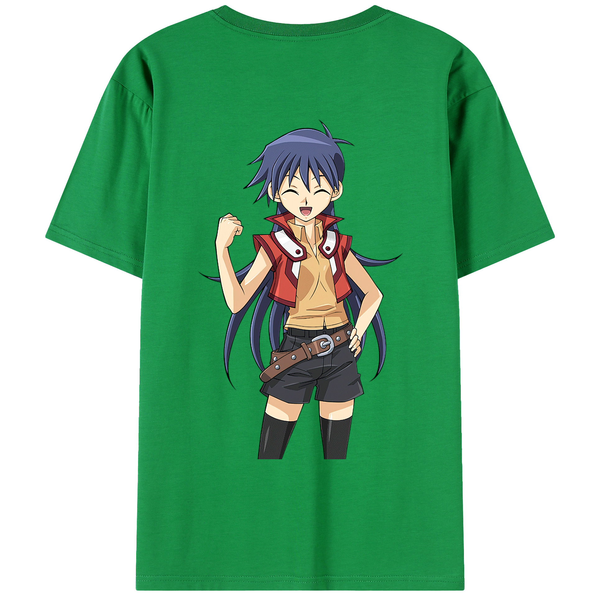 （画像用） 遊☆戯☆王 Yu-Gi-Oh! 綿100％ メンズ半袖Tシャツ（バックプリント） 通気性