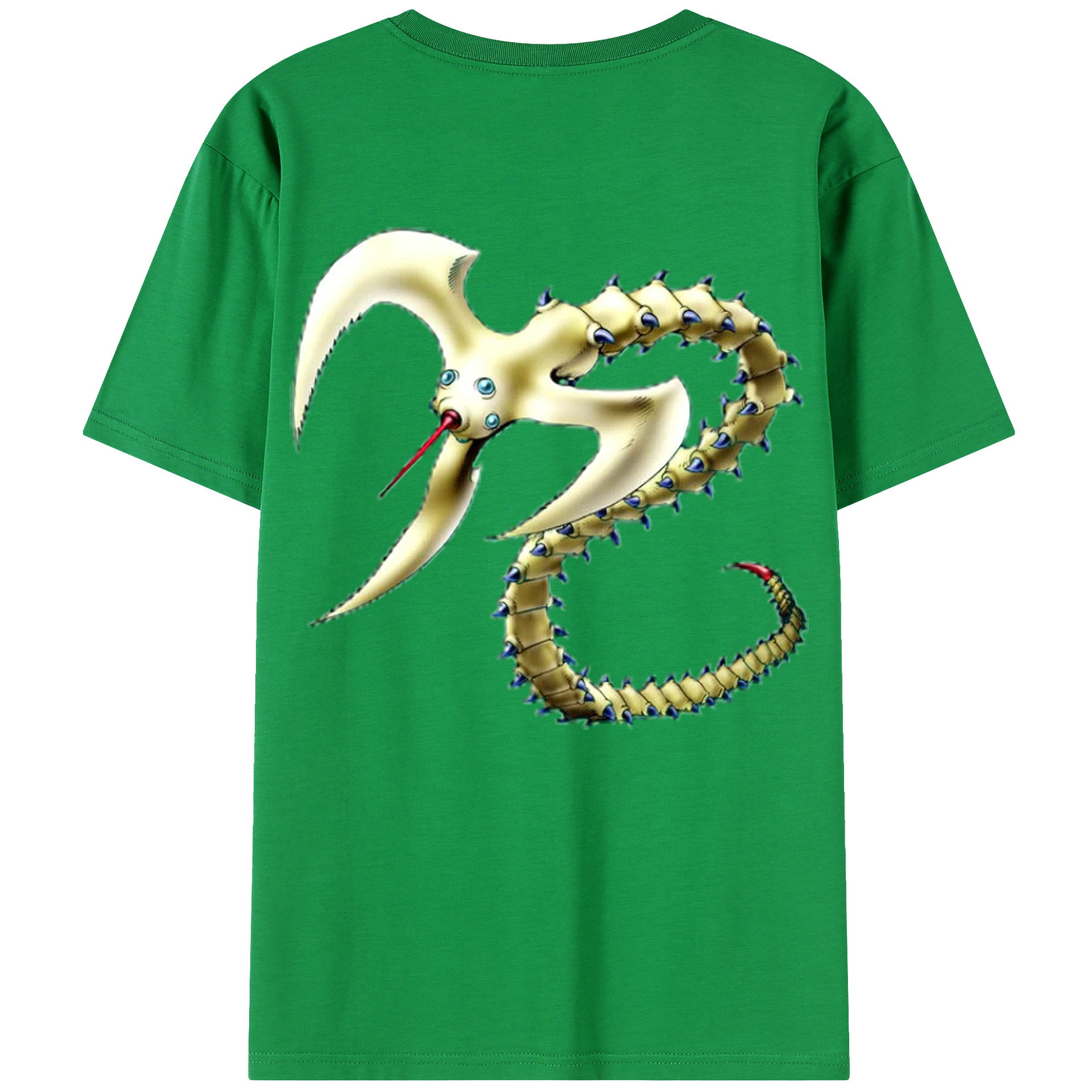 （画像用） 遊☆戯☆王 Yu-Gi-Oh! 綿100％ メンズ半袖Tシャツ（バックプリント） 通気性