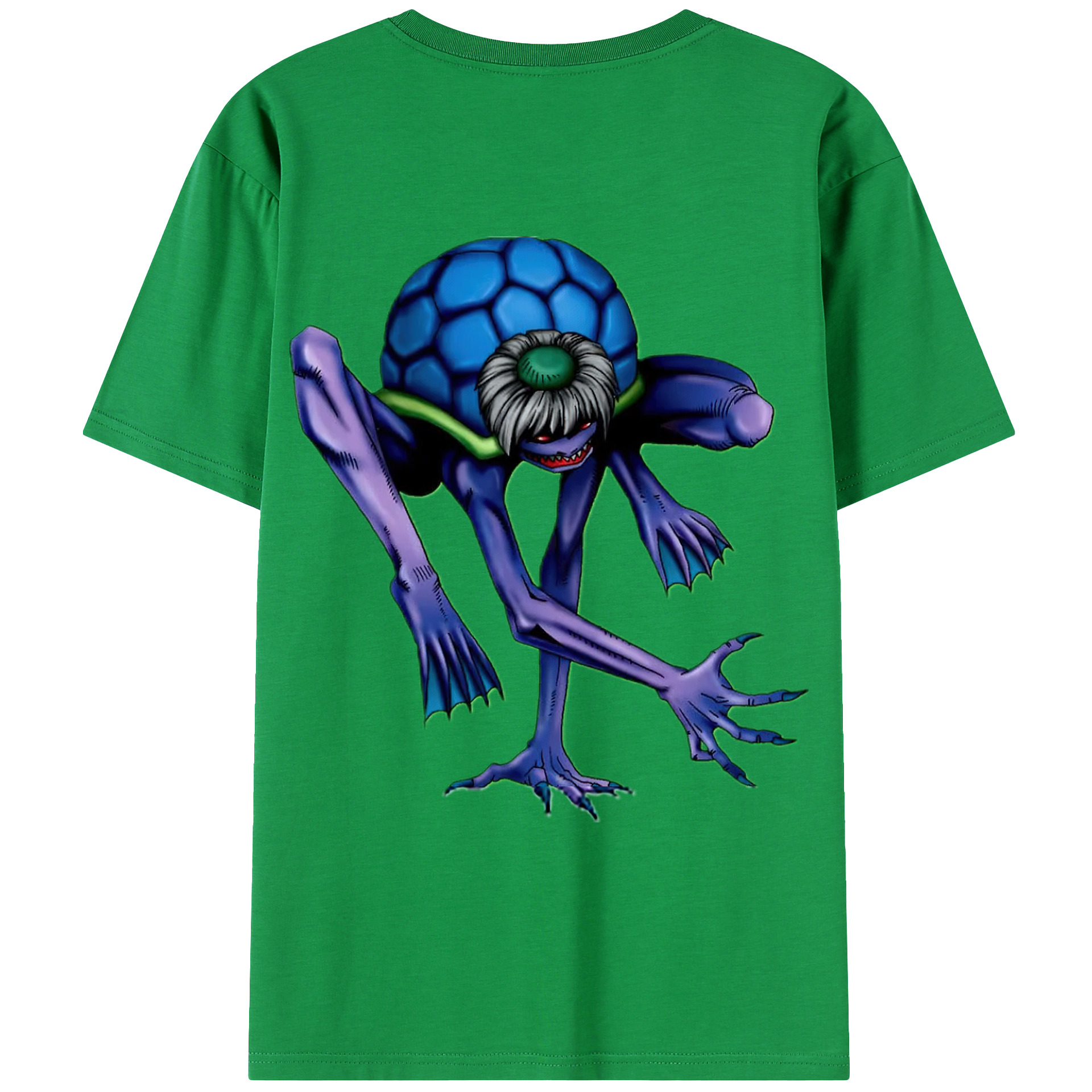 （画像用） 遊☆戯☆王 Yu-Gi-Oh! 綿100％ メンズ半袖Tシャツ（バックプリント） 通気性