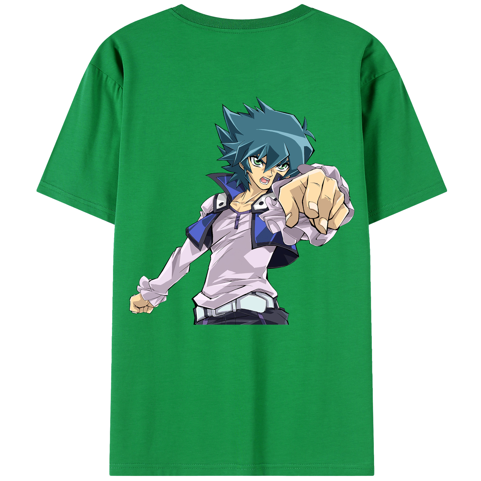 （画像用） 遊☆戯☆王 Yu-Gi-Oh! 綿100％ メンズ半袖Tシャツ（バックプリント） 通気性