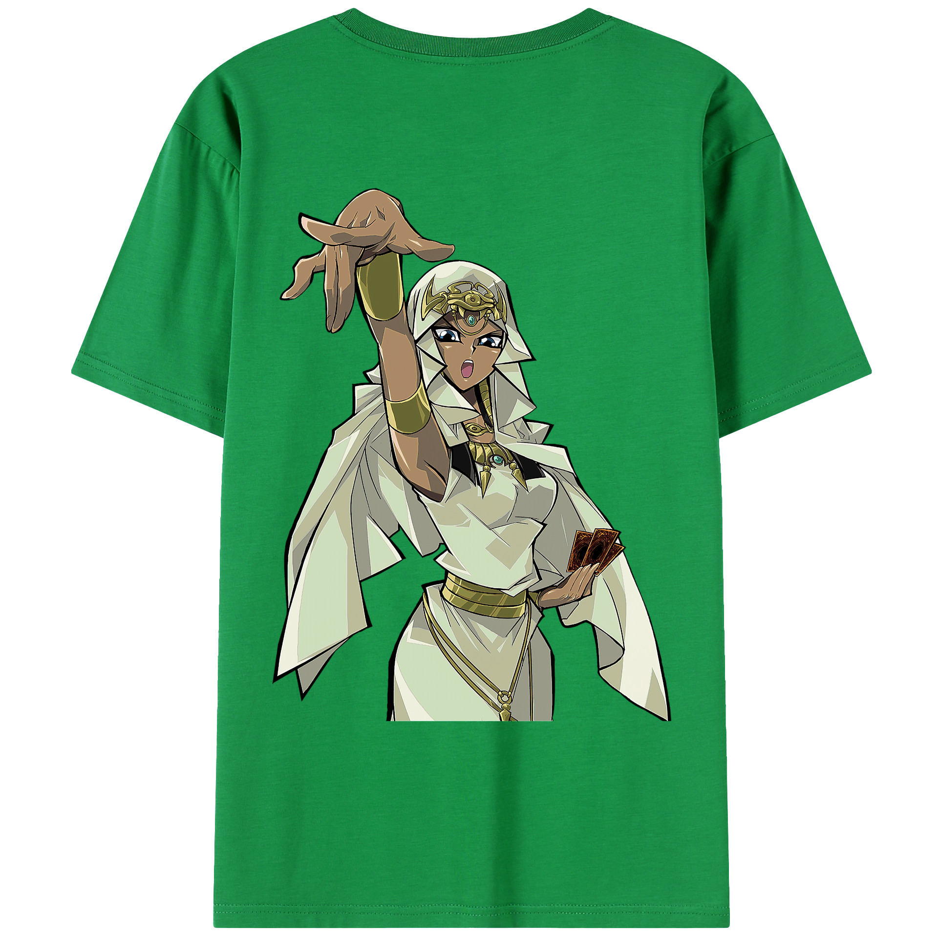 （画像用） 遊☆戯☆王 Yu-Gi-Oh! 綿100％ メンズ半袖Tシャツ（バックプリント） 通気性
