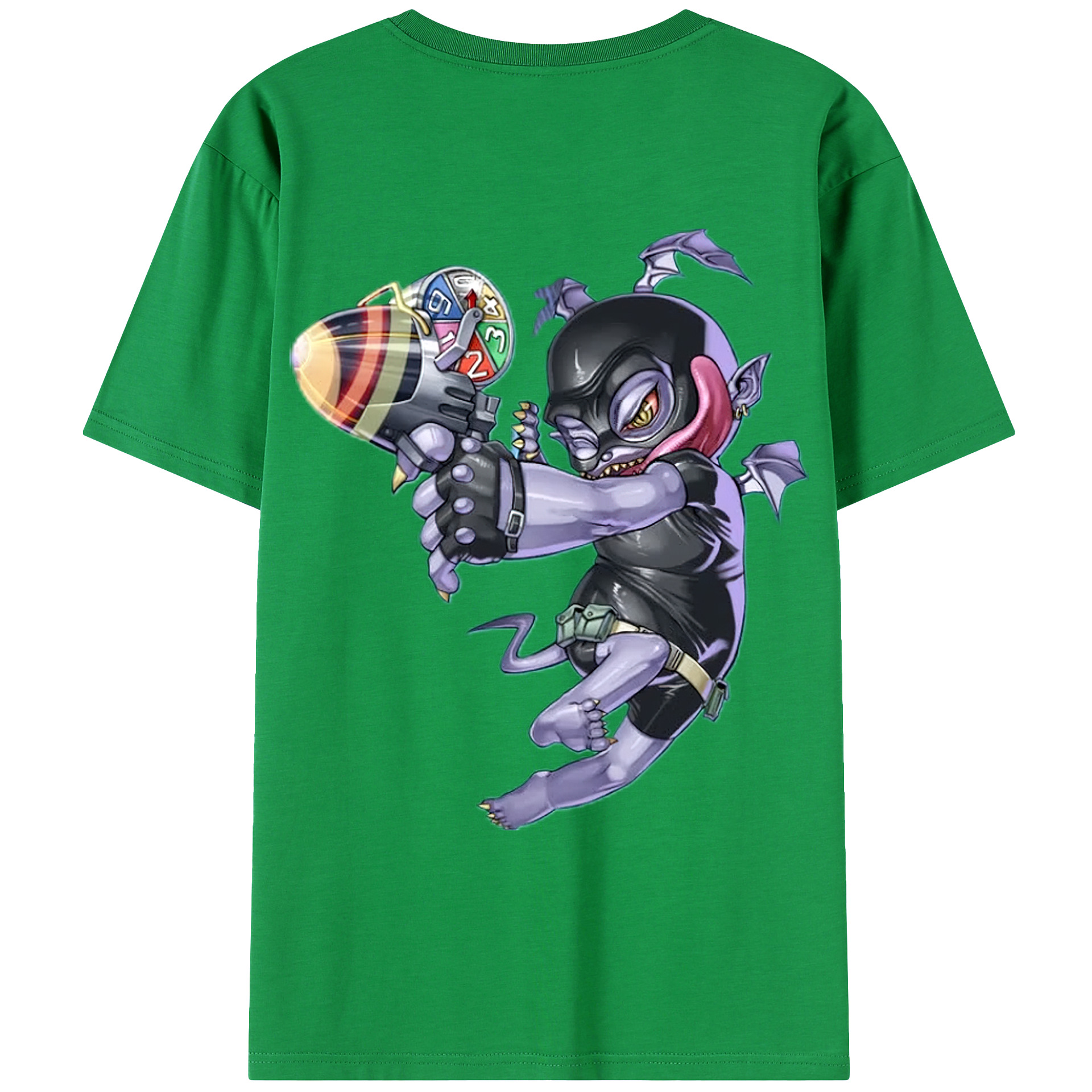 （画像用） 遊☆戯☆王 Yu-Gi-Oh! 綿100％ メンズ半袖Tシャツ（バックプリント） 通気性