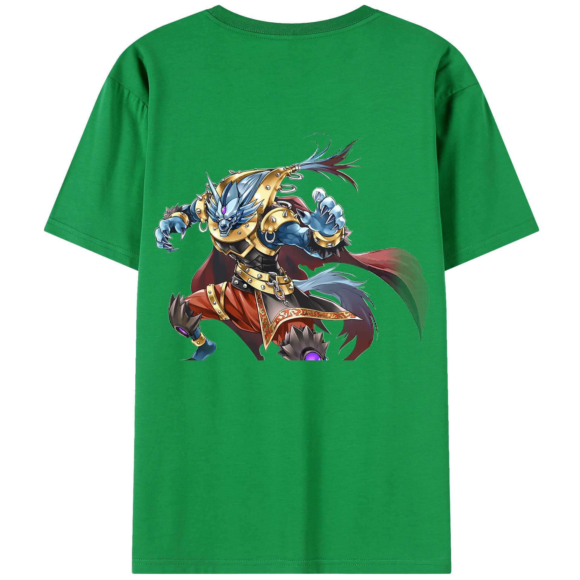 （画像用） 遊☆戯☆王 Yu-Gi-Oh! 綿100％ メンズ半袖Tシャツ（バックプリント） 通気性