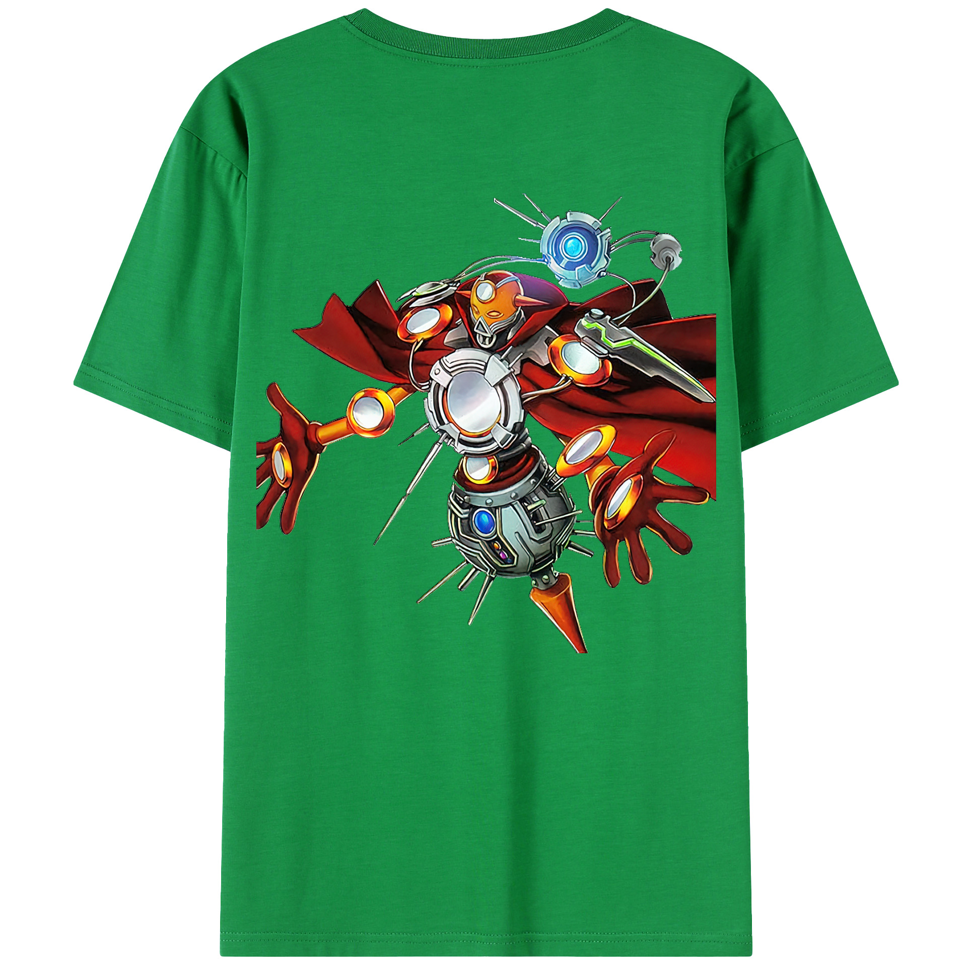（画像用） 遊☆戯☆王 Yu-Gi-Oh! 綿100％ メンズ半袖Tシャツ（バックプリント） 通気性