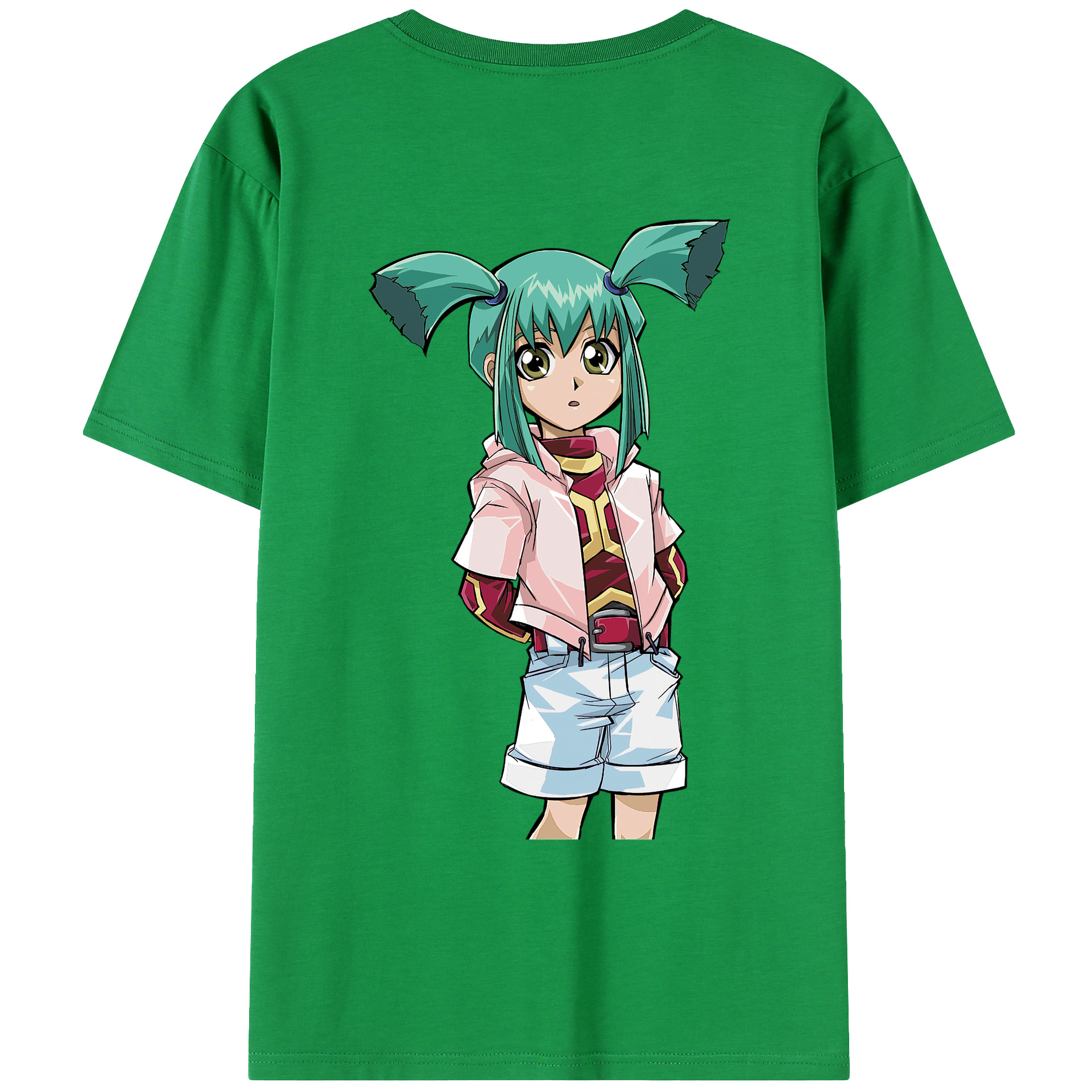 （画像用） 遊☆戯☆王 Yu-Gi-Oh! 綿100％ メンズ半袖Tシャツ（バックプリント） 通気性