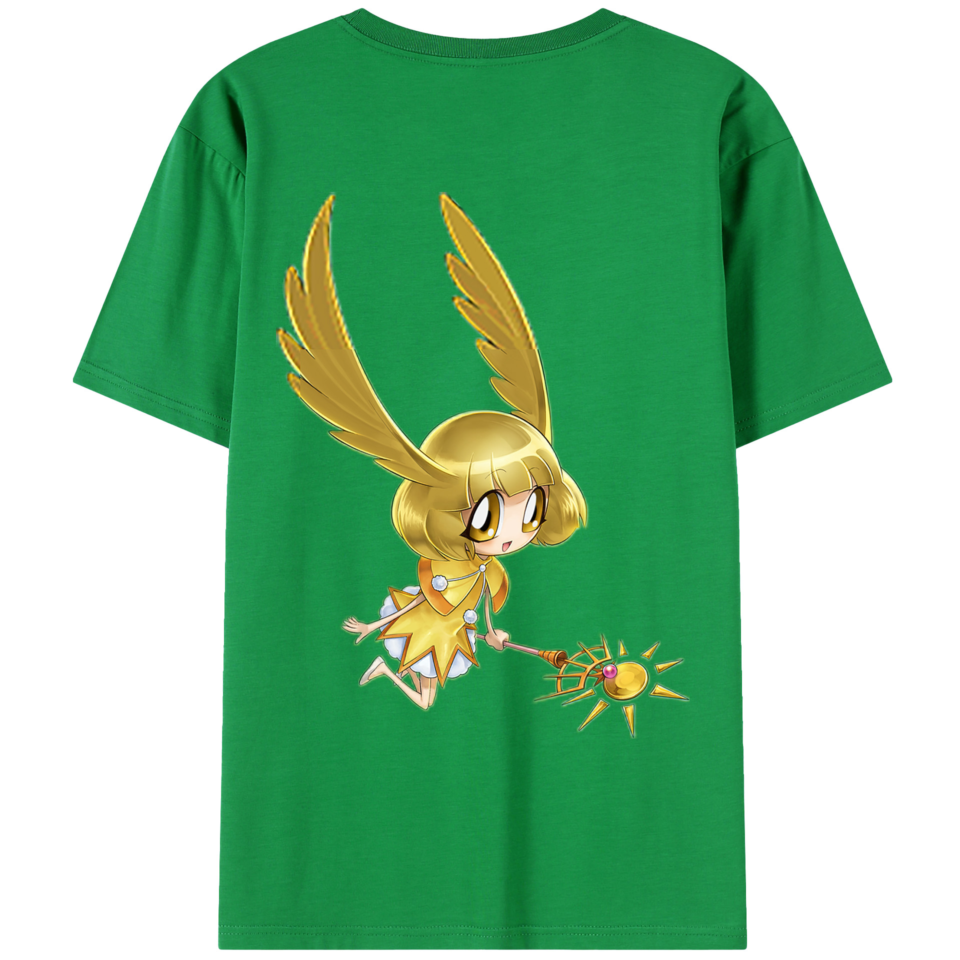 （画像用） 遊☆戯☆王 Yu-Gi-Oh! 綿100％ メンズ半袖Tシャツ（バックプリント） 通気性