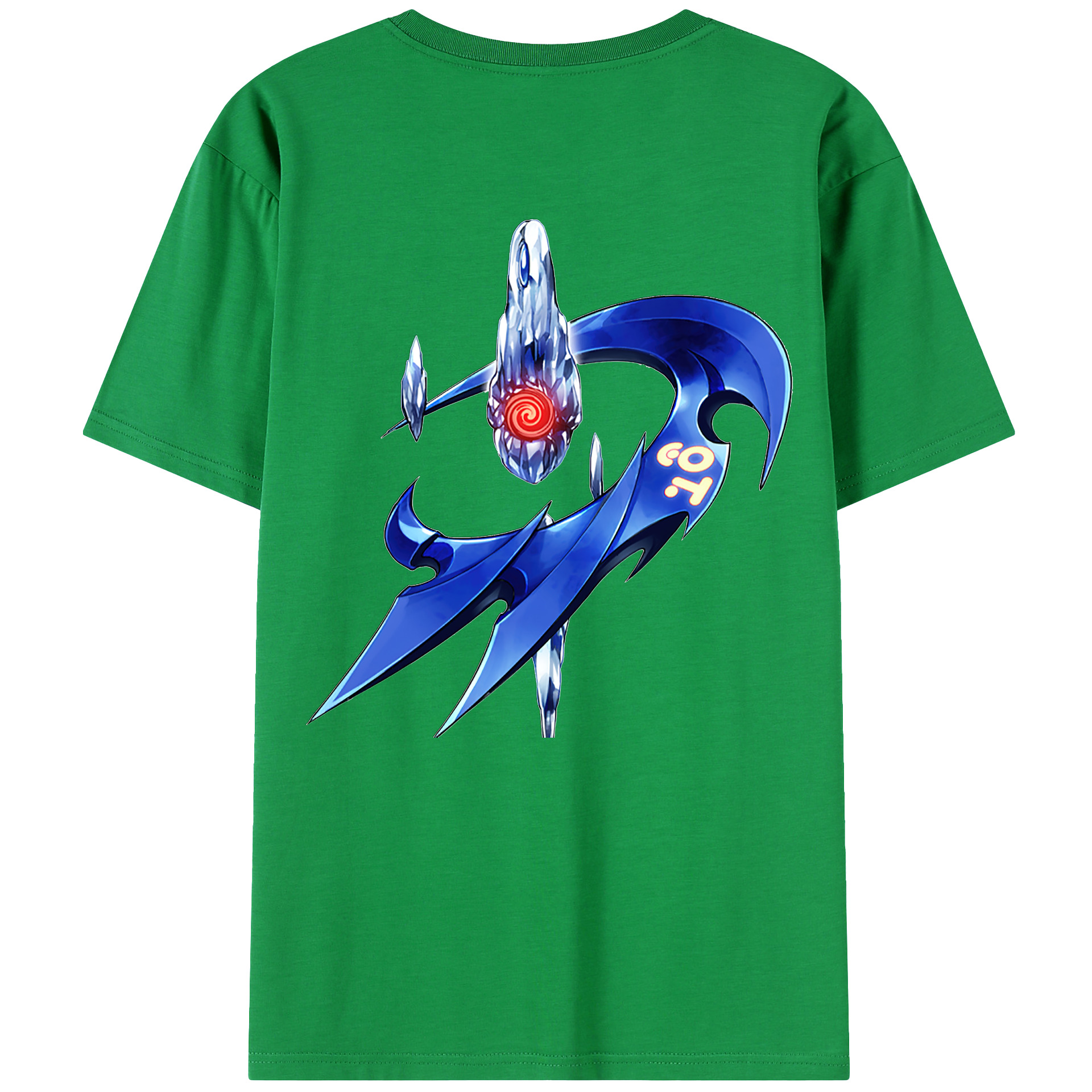 （画像用） 遊☆戯☆王 Yu-Gi-Oh! 綿100％ メンズ半袖Tシャツ（バックプリント） 通気性