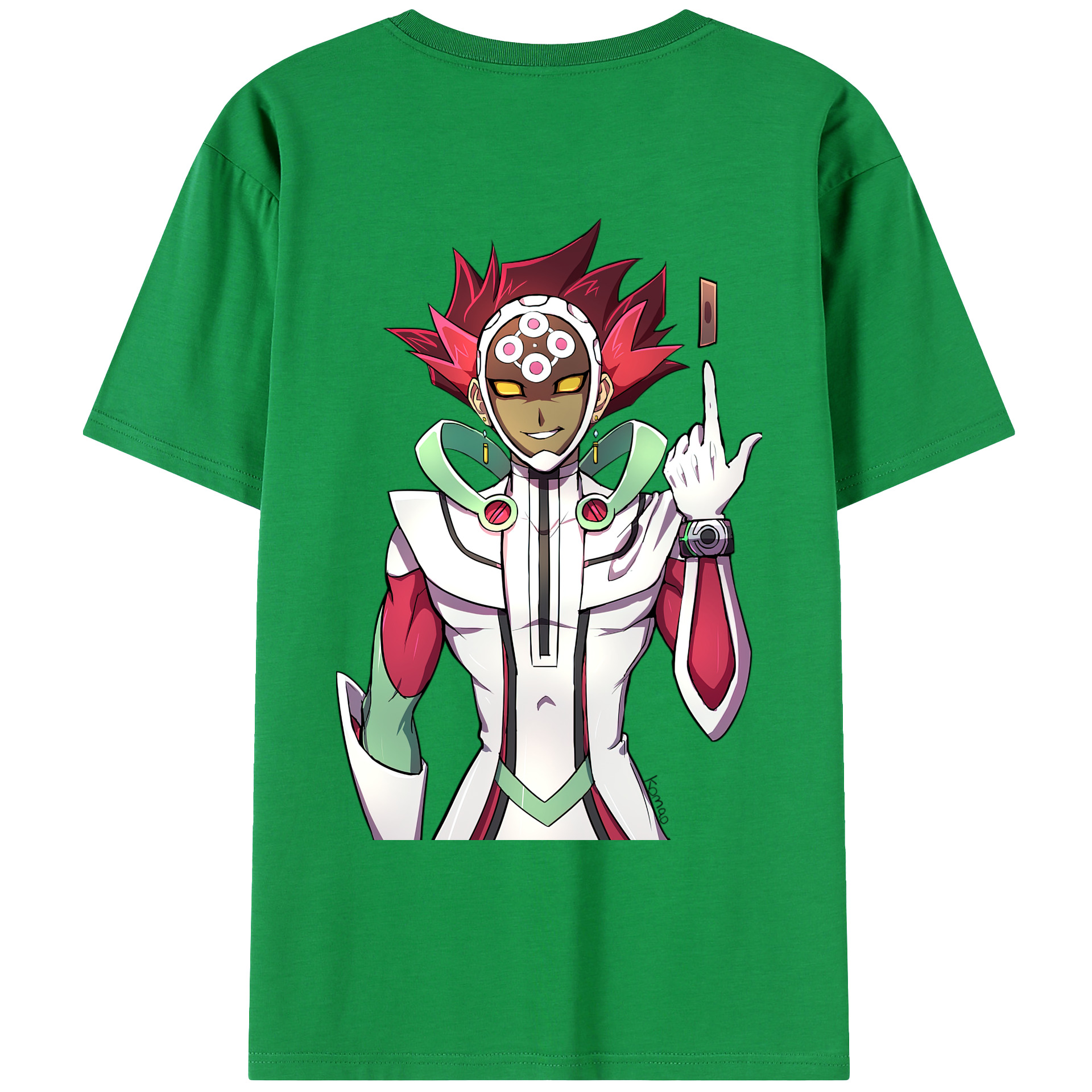 （画像用） 遊☆戯☆王 Yu-Gi-Oh! 綿100％ メンズ半袖Tシャツ（バックプリント） 通気性