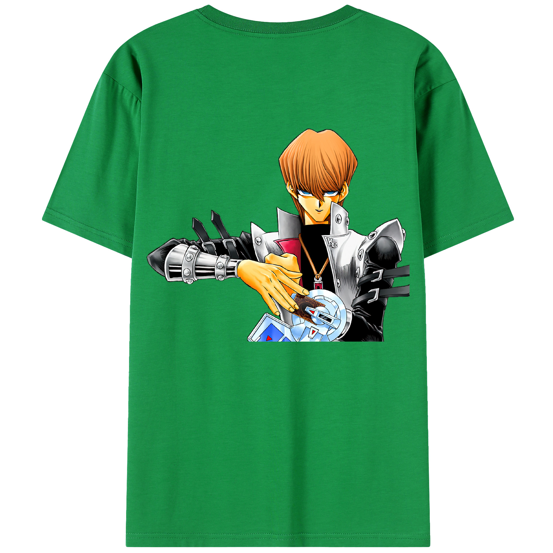 （画像用） 遊☆戯☆王 Yu-Gi-Oh! 綿100％ メンズ半袖Tシャツ（バックプリント） 通気性