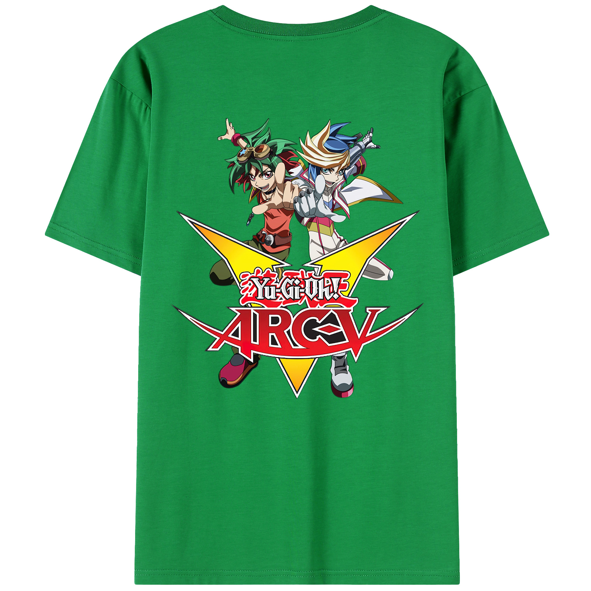 （画像用） 遊☆戯☆王 Yu-Gi-Oh! 綿100％ メンズ半袖Tシャツ（バックプリント） 通気性