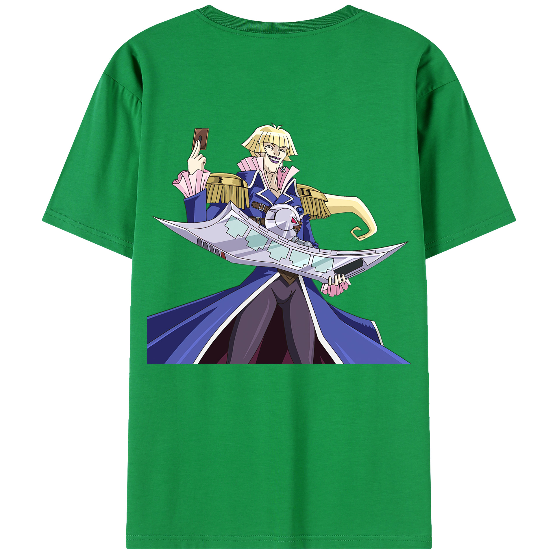 （画像用） 遊☆戯☆王 Yu-Gi-Oh! 綿100％ メンズ半袖Tシャツ（バックプリント） 通気性