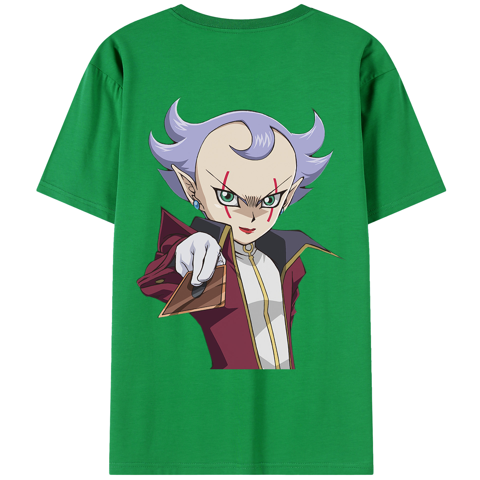 （画像用） 遊☆戯☆王 Yu-Gi-Oh! 綿100％ メンズ半袖Tシャツ（バックプリント） 通気性