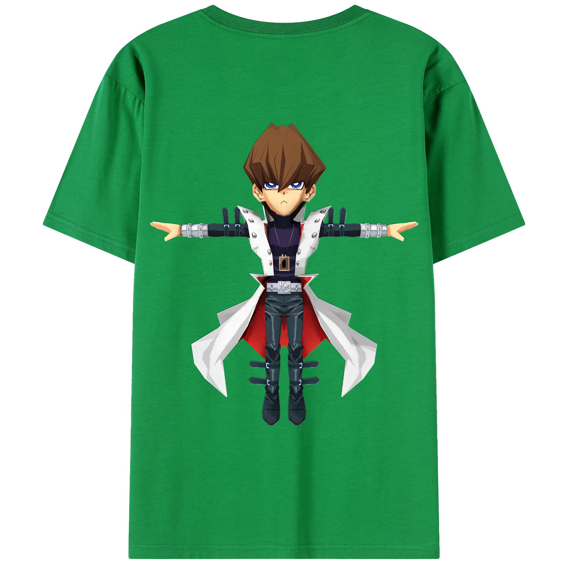 （画像用） 遊☆戯☆王 Yu-Gi-Oh! 綿100％ メンズ半袖Tシャツ（バックプリント） 通気性
