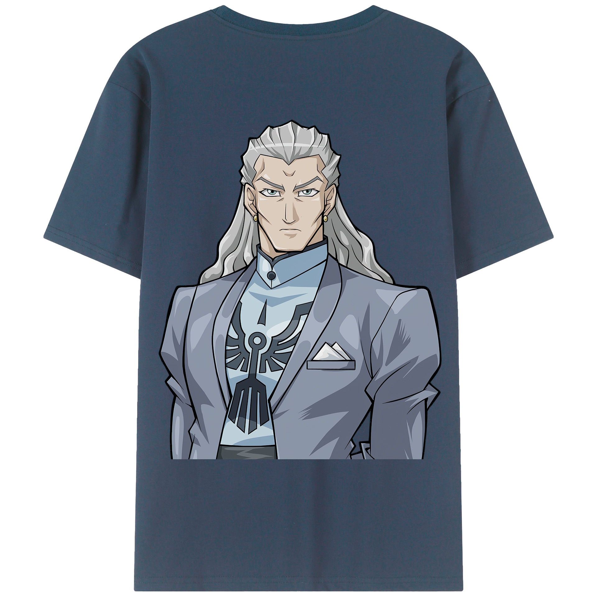 （画像用） 遊☆戯☆王 Yu-Gi-Oh! 綿100％ メンズ半袖Tシャツ（バックプリント） 通気性