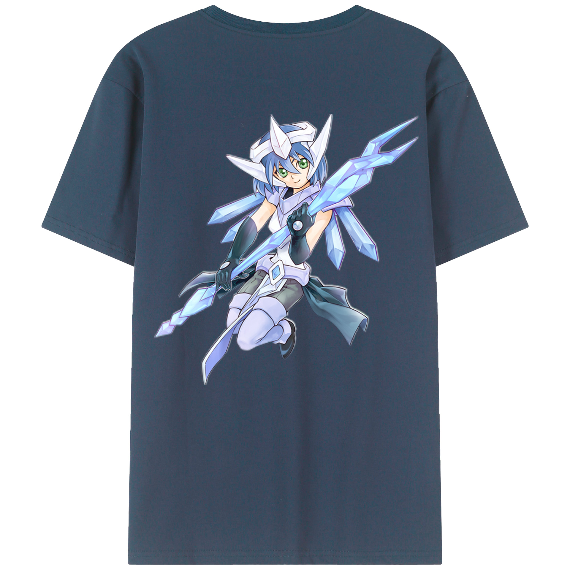 （画像用） 遊☆戯☆王 Yu-Gi-Oh! 綿100％ メンズ半袖Tシャツ（バックプリント） 通気性