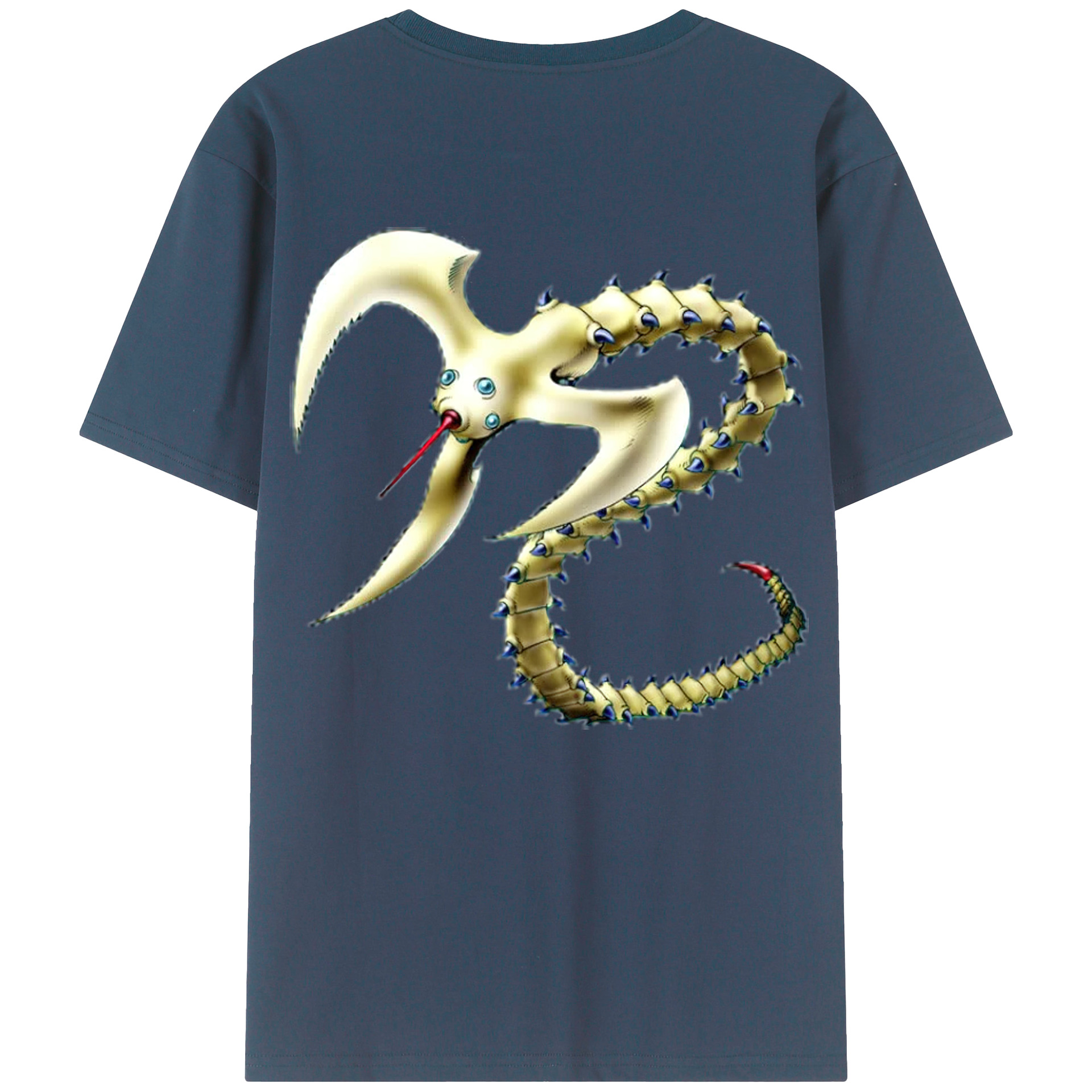 （画像用） 遊☆戯☆王 Yu-Gi-Oh! 綿100％ メンズ半袖Tシャツ（バックプリント） 通気性