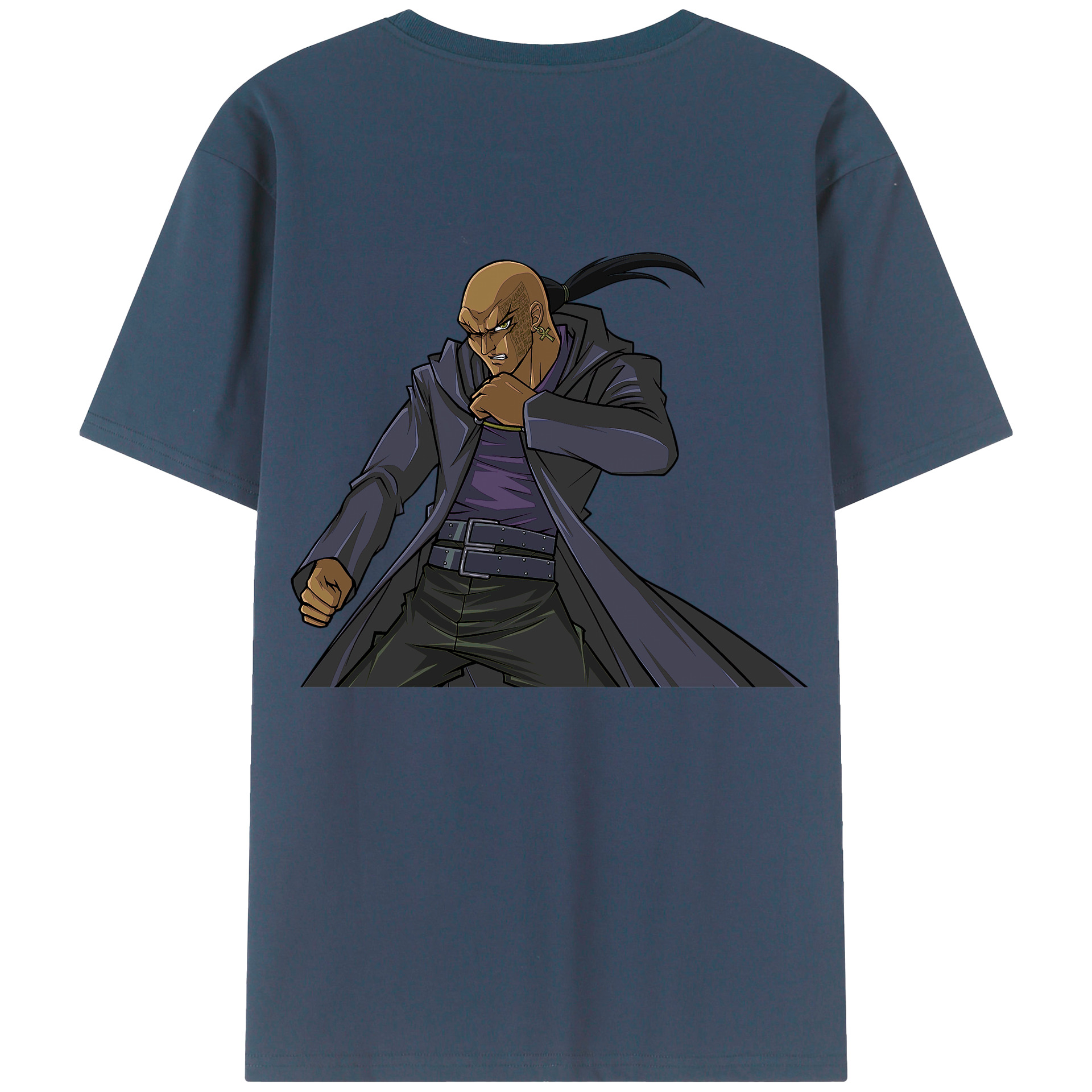 （画像用） 遊☆戯☆王 Yu-Gi-Oh! 綿100％ メンズ半袖Tシャツ（バックプリント） 通気性