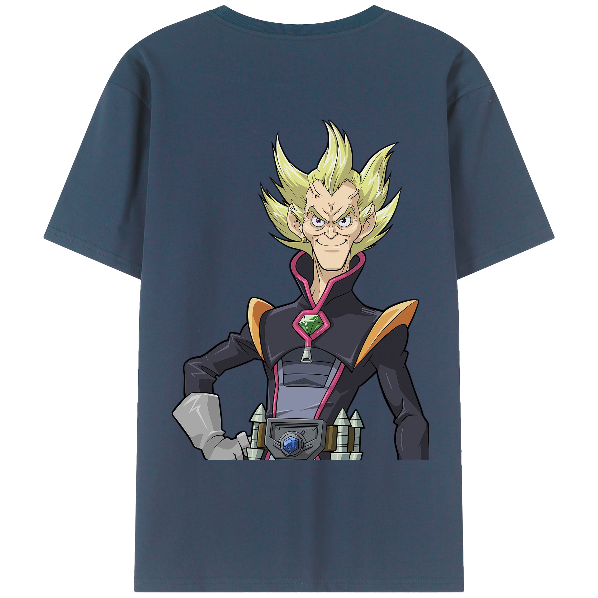 （画像用） 遊☆戯☆王 Yu-Gi-Oh! 綿100％ メンズ半袖Tシャツ（バックプリント） 通気性