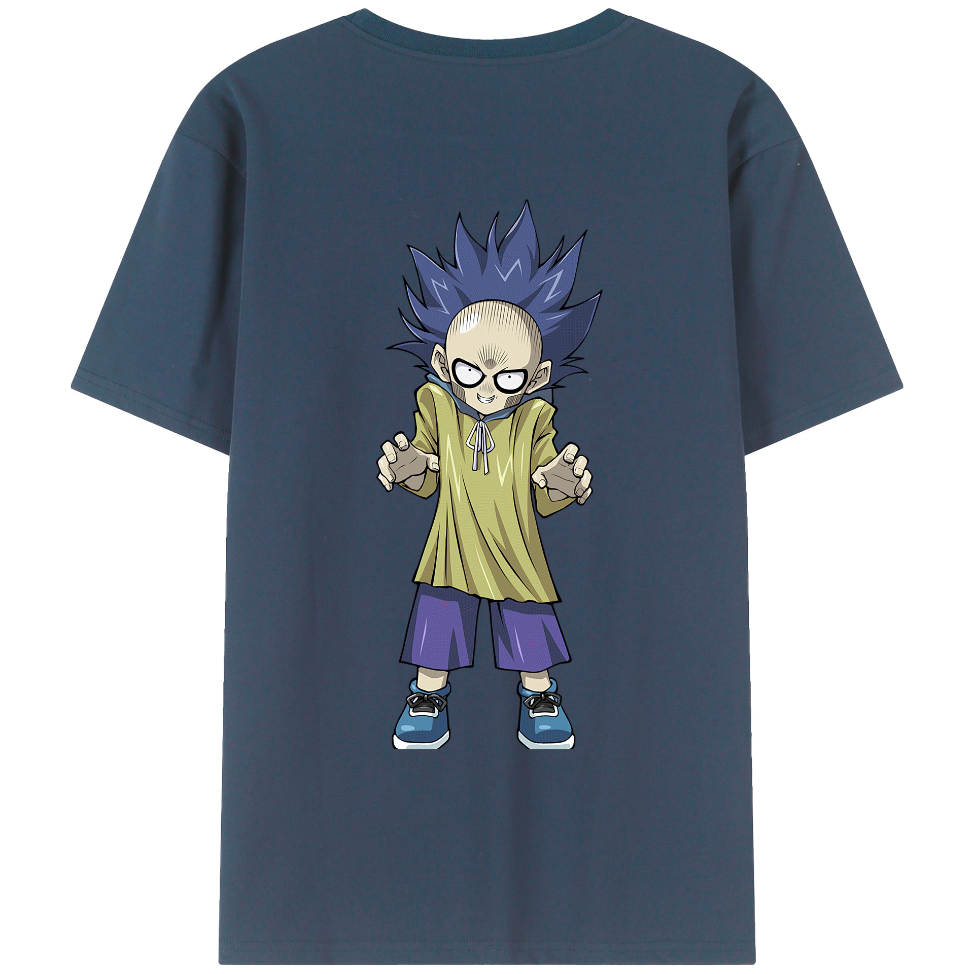 （画像用） 遊☆戯☆王 Yu-Gi-Oh! 綿100％ メンズ半袖Tシャツ（バックプリント） 通気性
